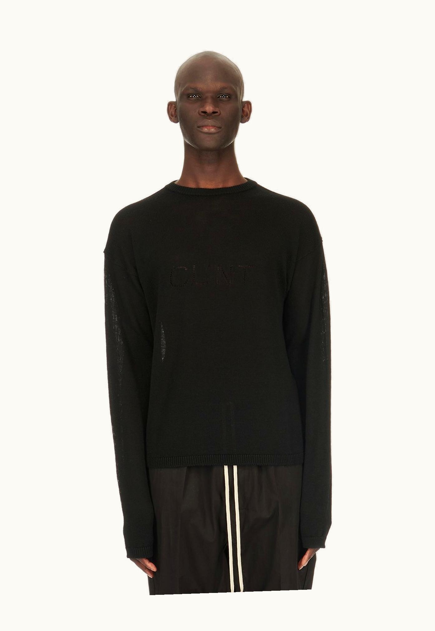 Rick Owens Rick Owens SS24 Lido Cunty Pull In Black Geopunto