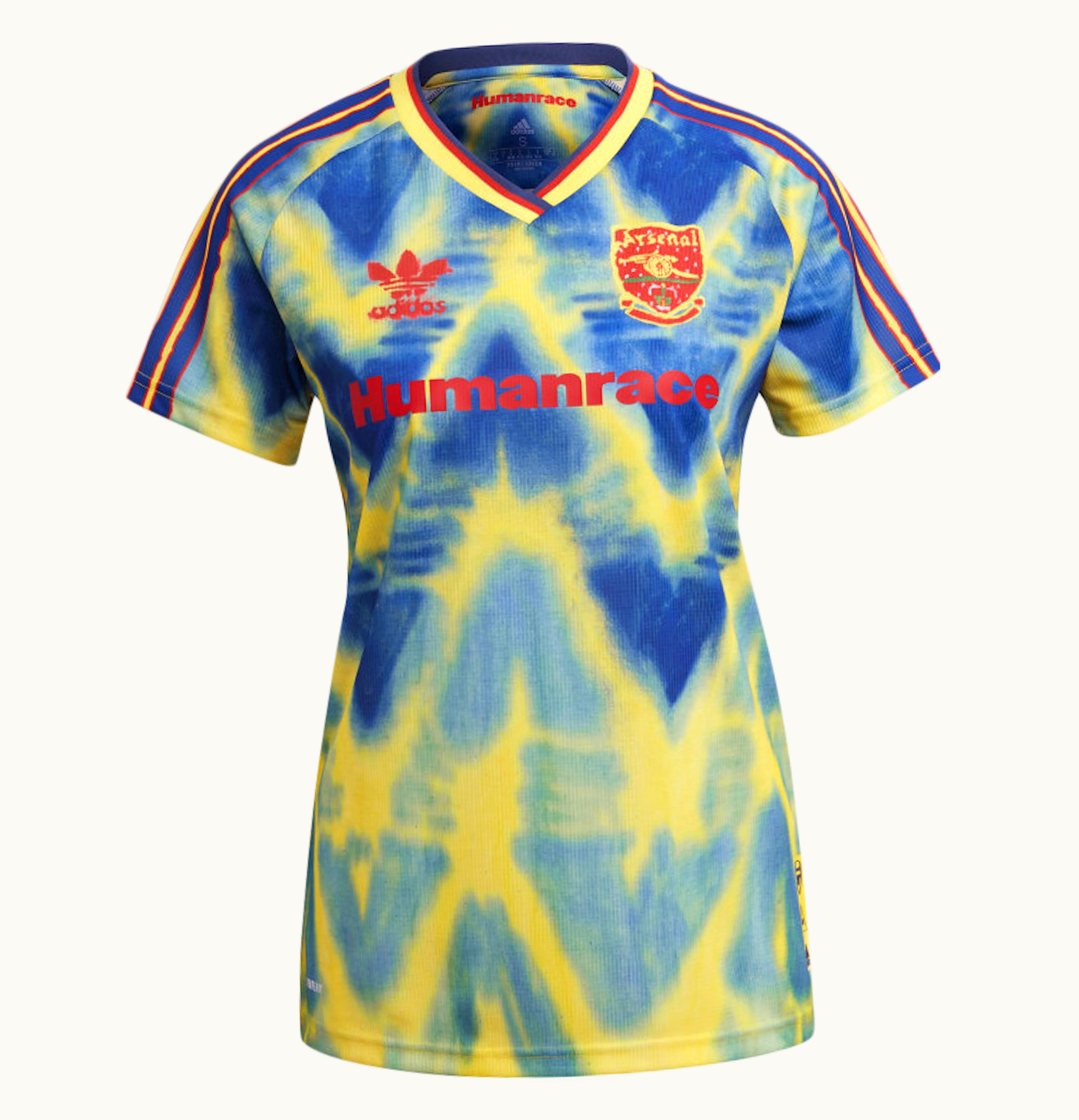 Adidas adidas Arsenal Human Race Womens Jersey Eqt Yellow Collegiate Navy