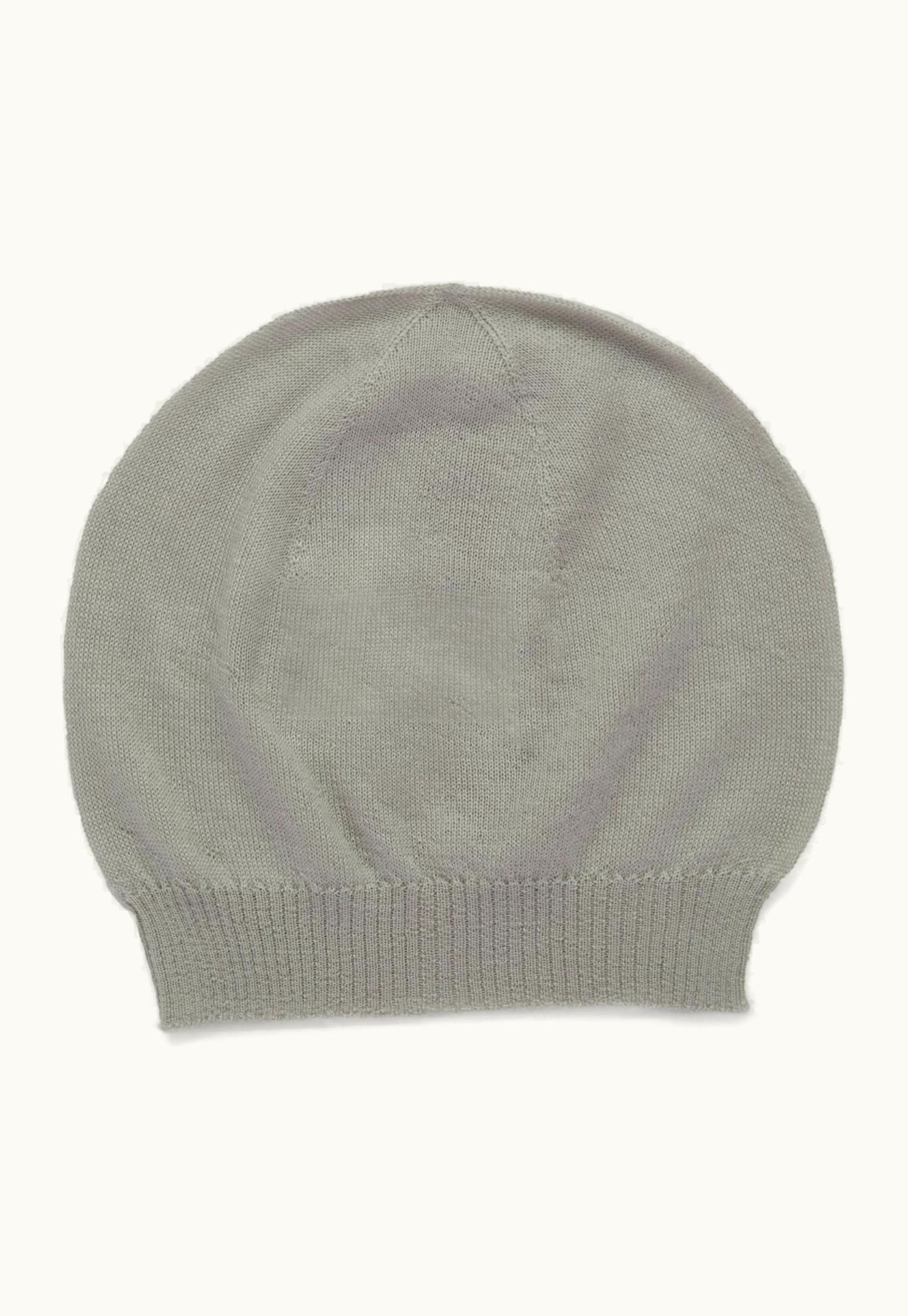Rick Owens Rick Owens SS24 Lido Hat In Pearl Light Weight Rasato Knit