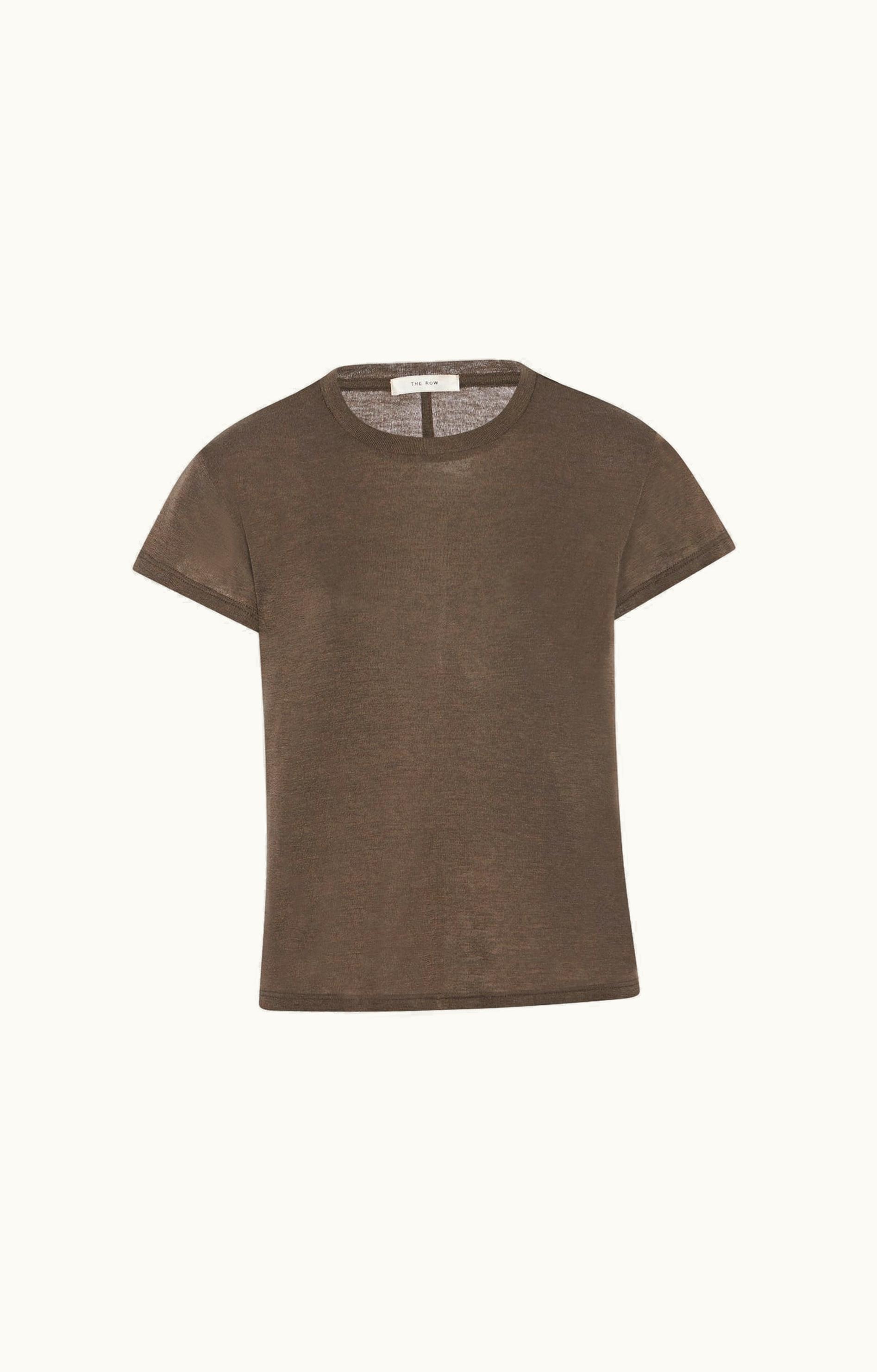 The Row The Row Tori Top Brown In Cashmere And Silk