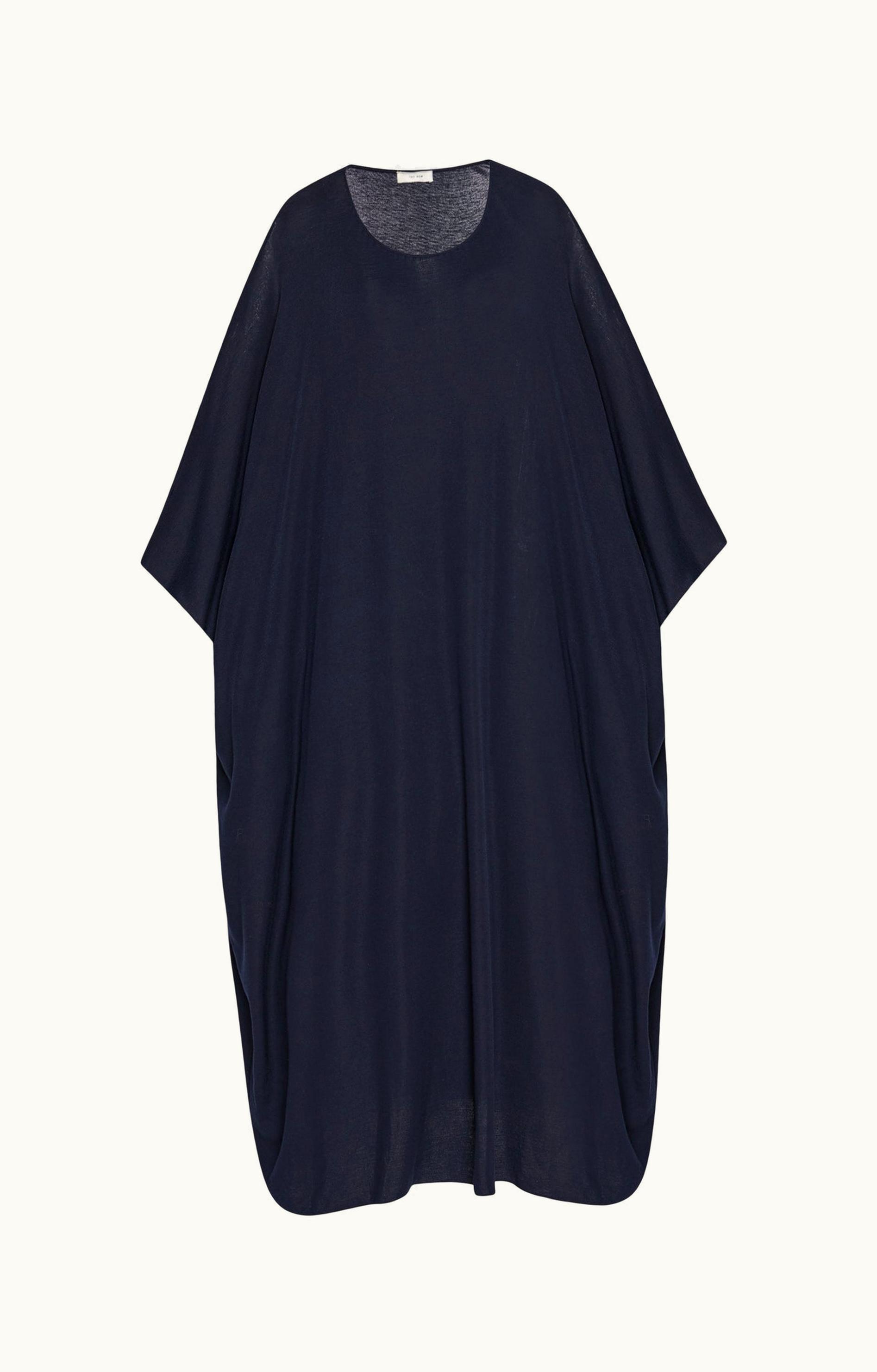 The Row The Row Isora Dress Blue In Cashmere And Silk