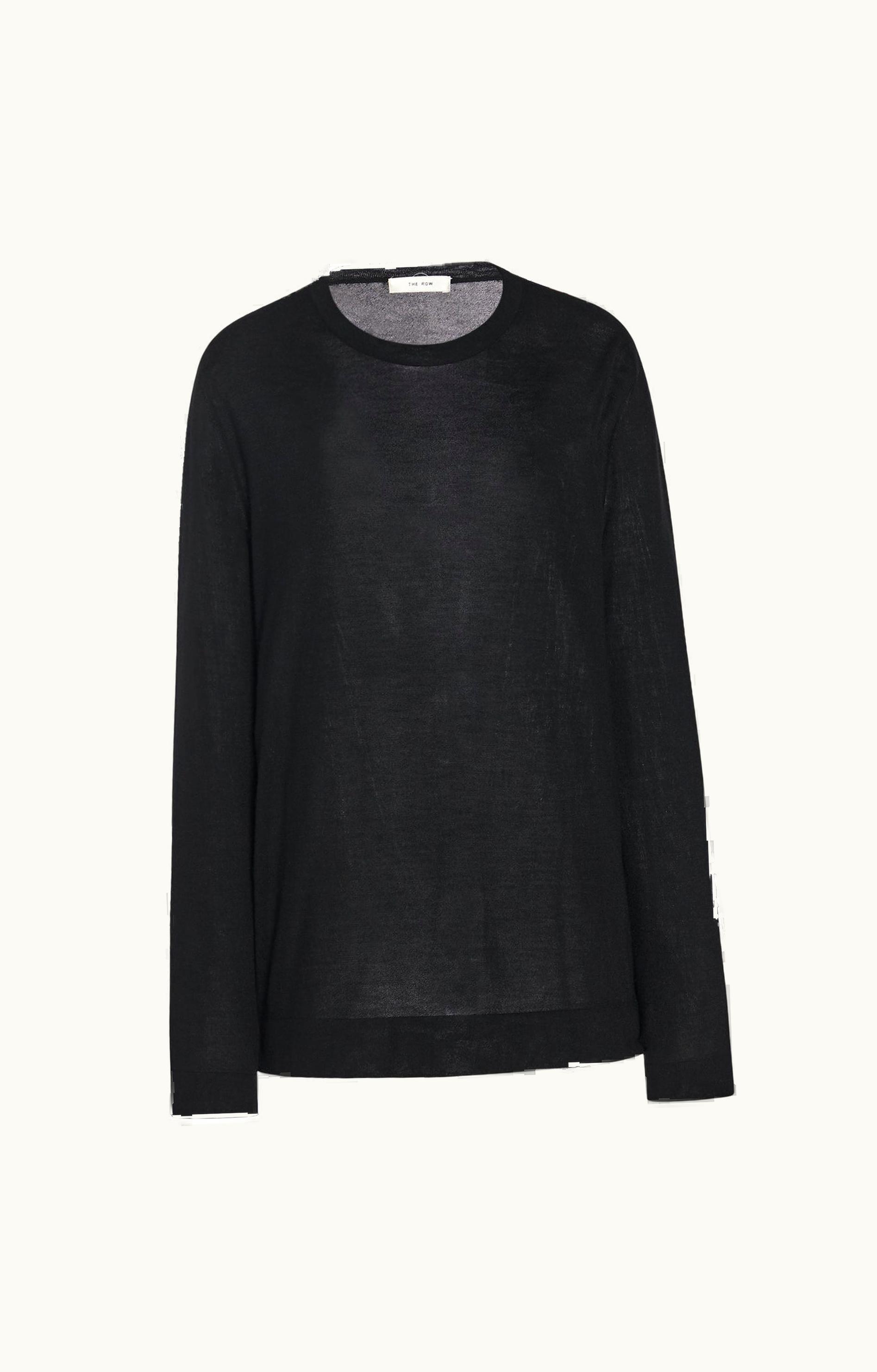 The Row The Row Filippa Top Black In Cashmere