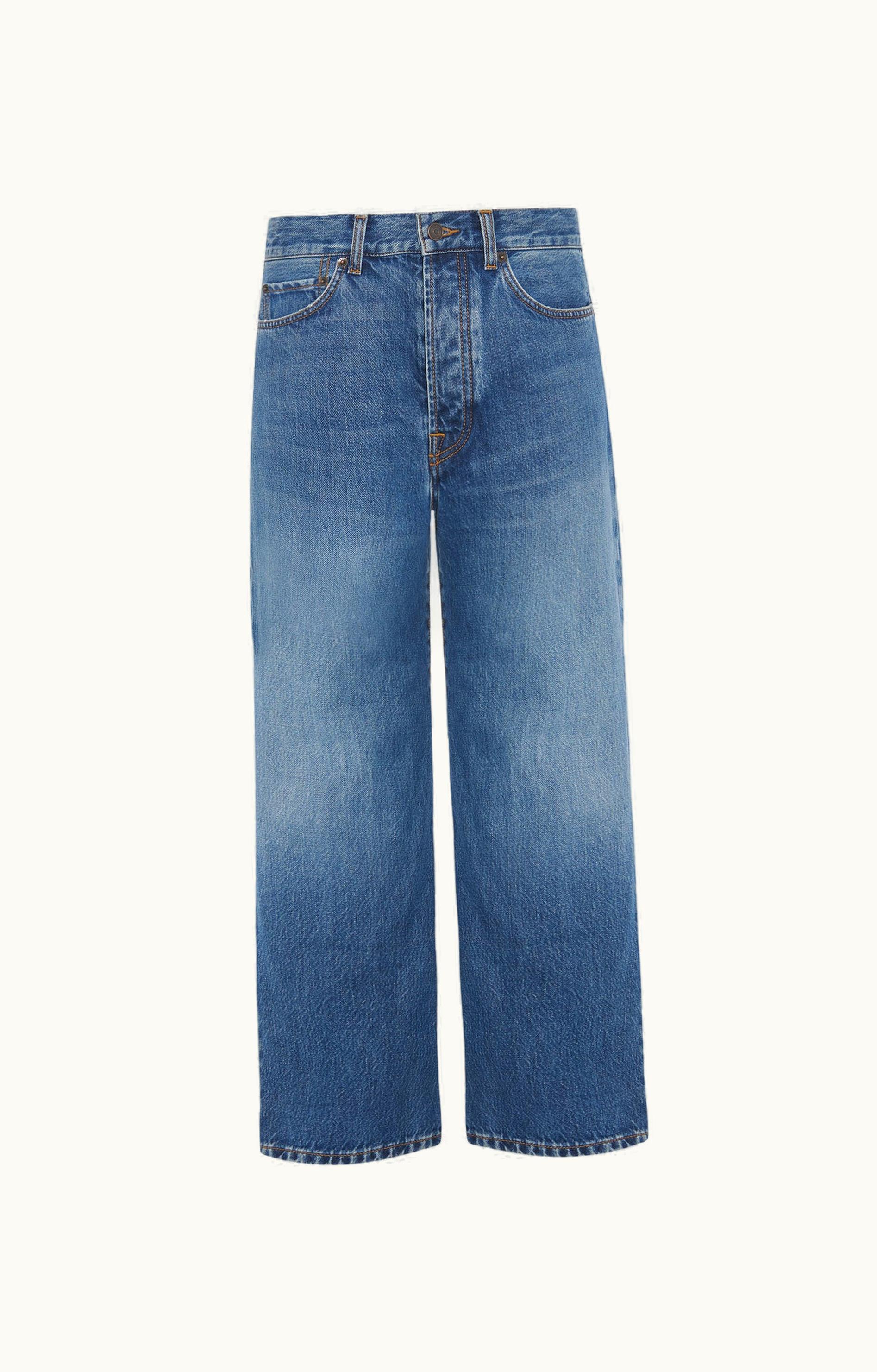 The Row The Row Lesley Jeans Blue In Denim