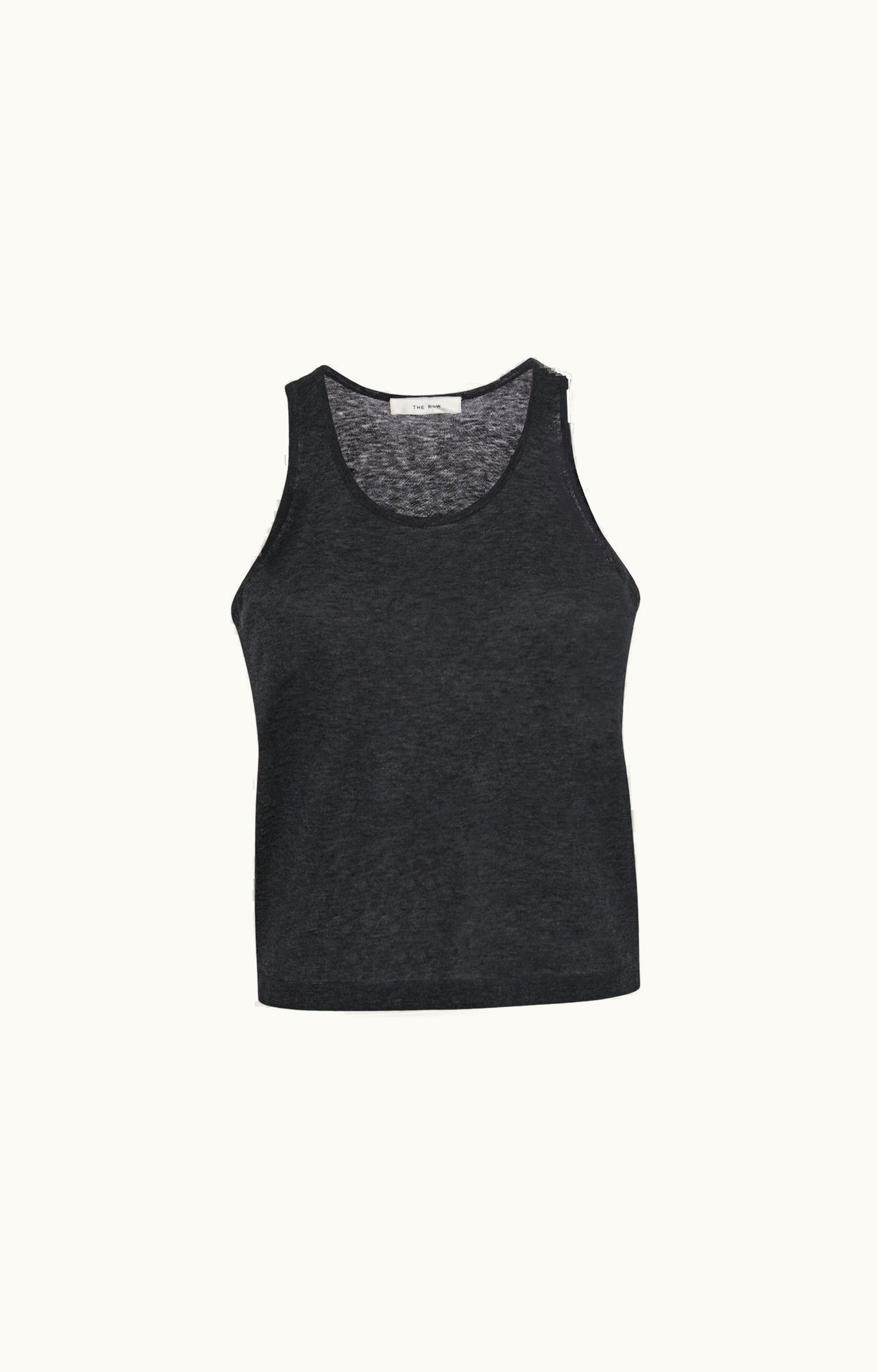 The Row The Row Formosa Tank Grey In Cotton And Cashmere