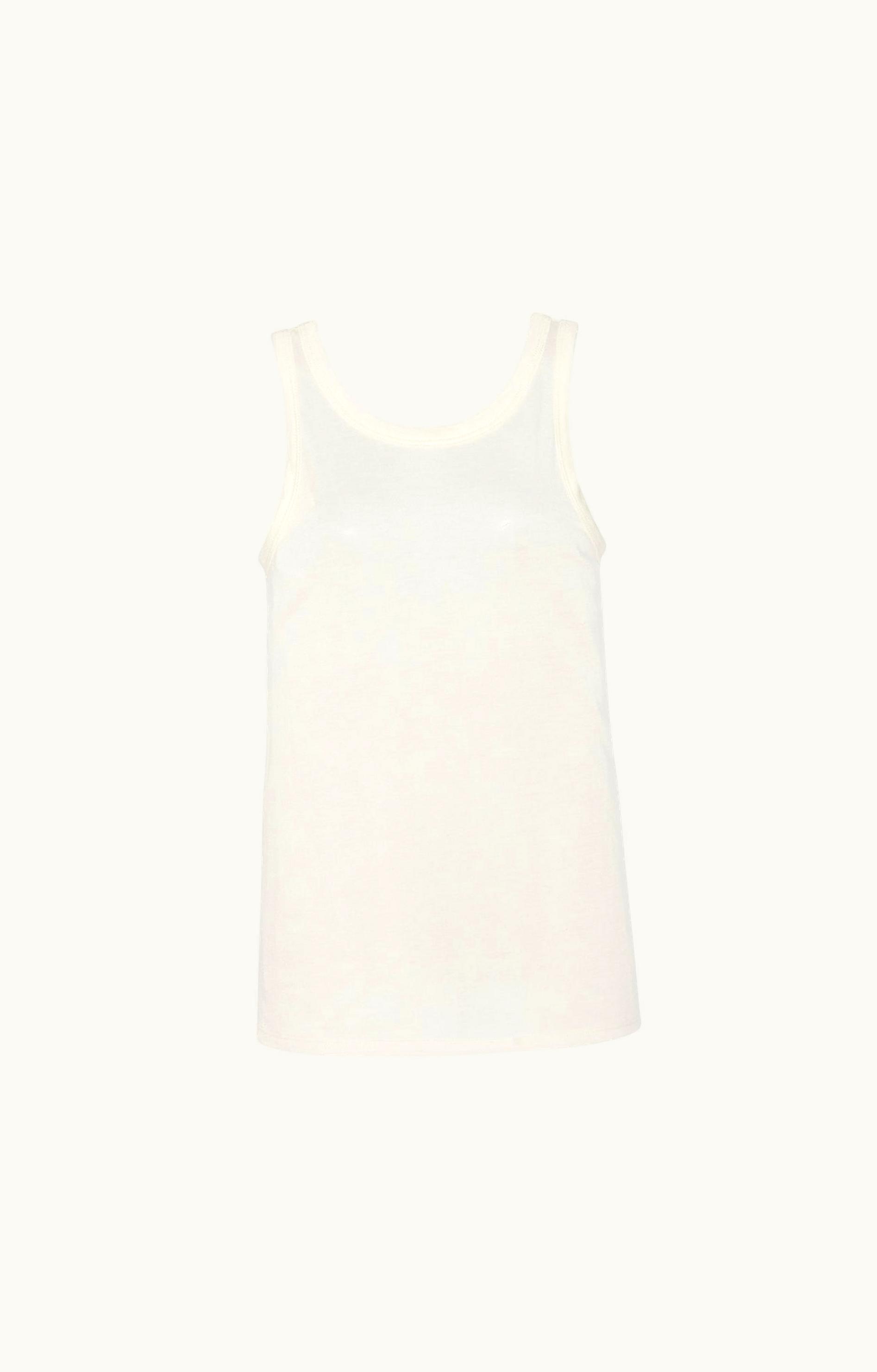 The Row The Row Frankie Top White In Wool And Viscose