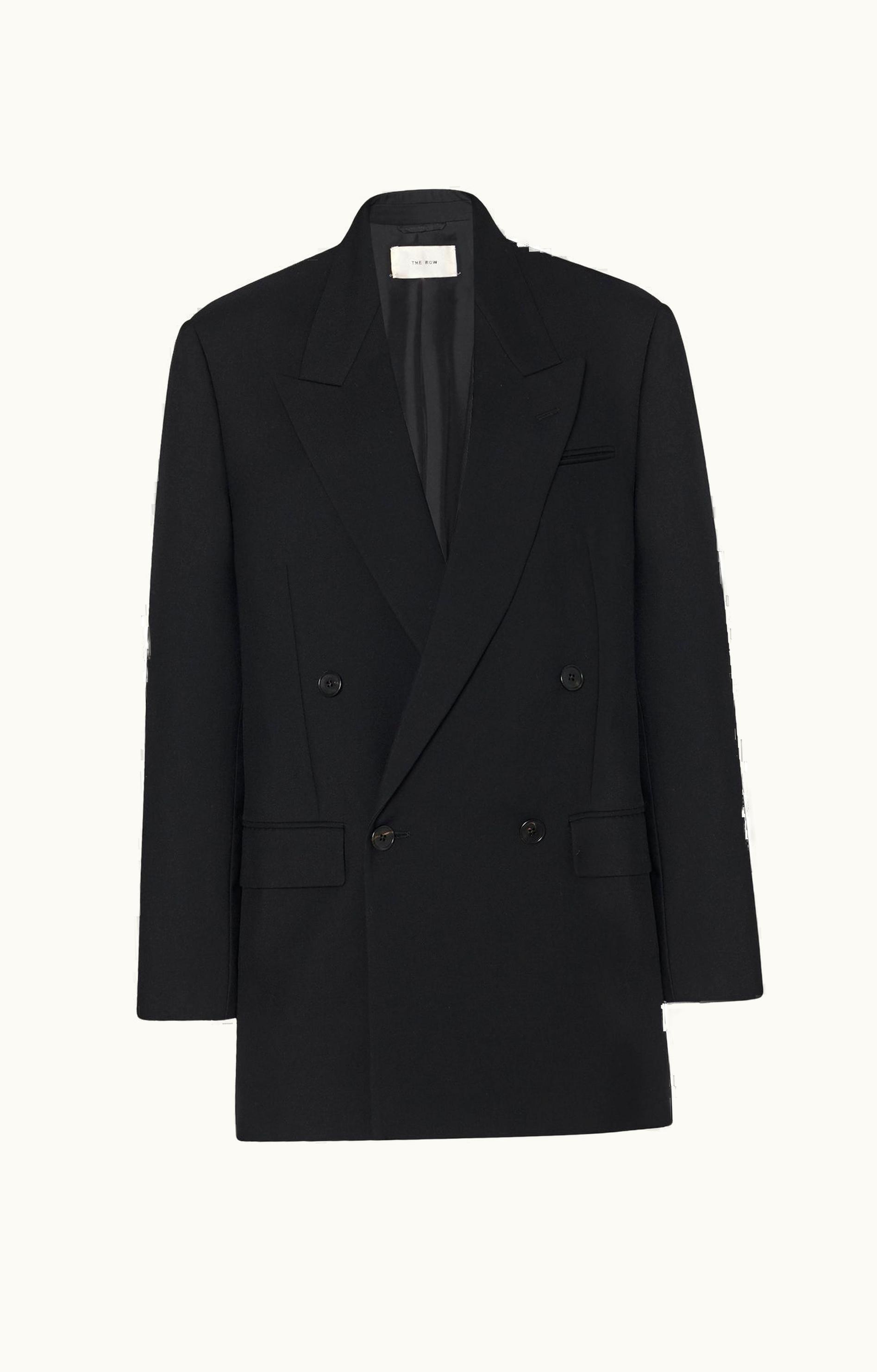 The Row The Row Myriam Jacket Black In Virgin Wool And Silk