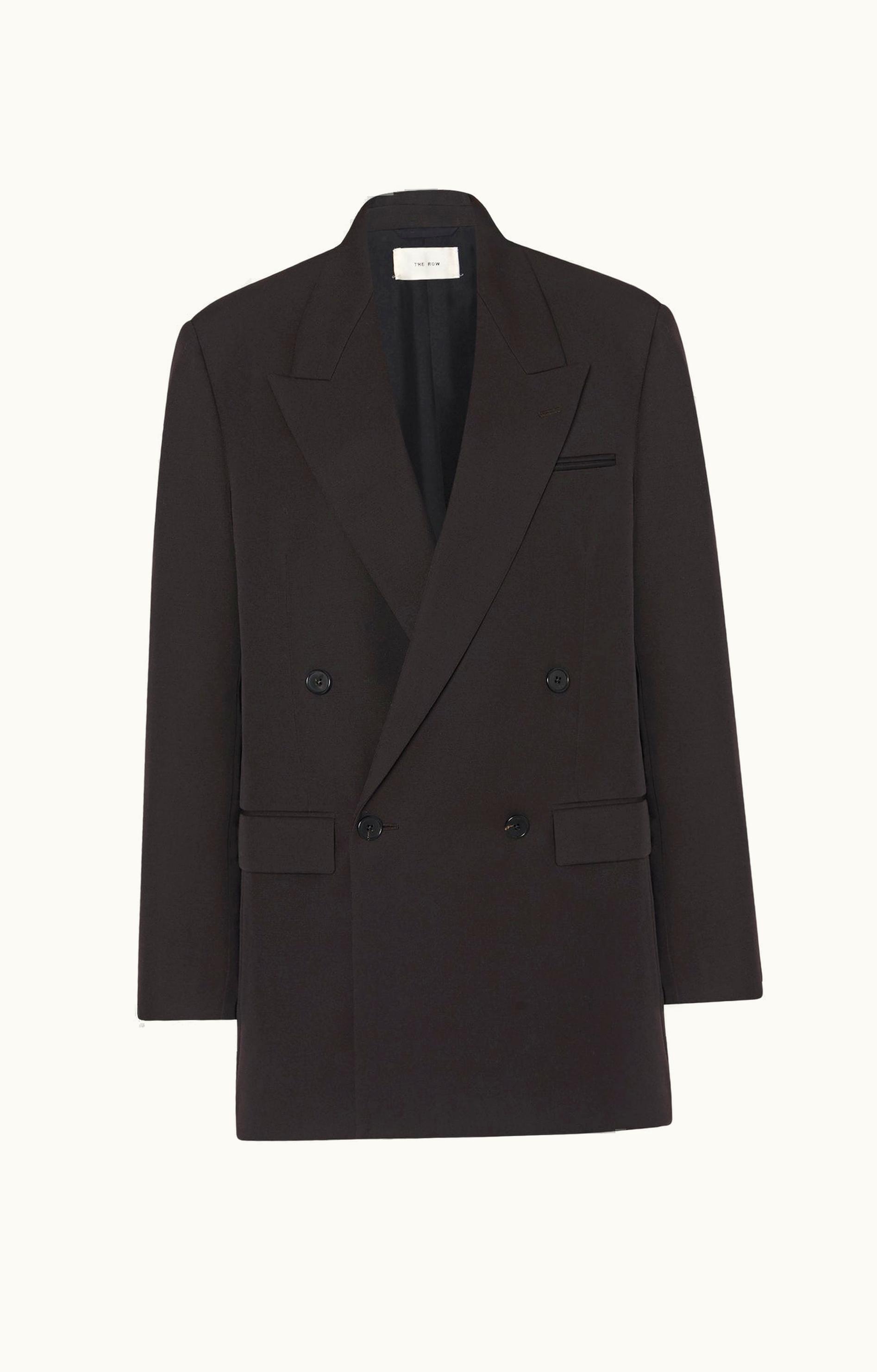 The Row The Row Myriam Jacket Brown In Wool