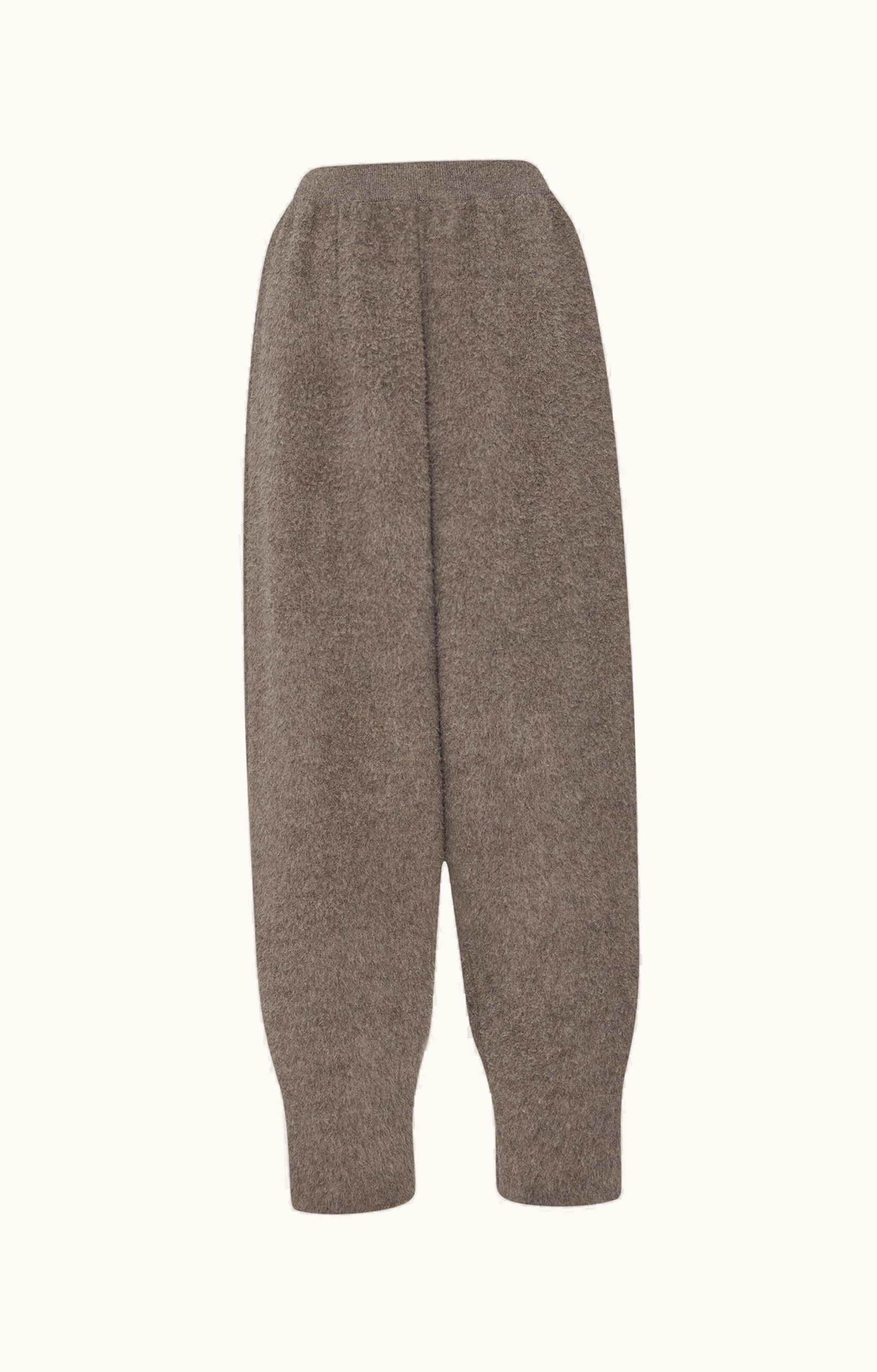 The Row The Row Ednah Pants Grey In Merino Wool