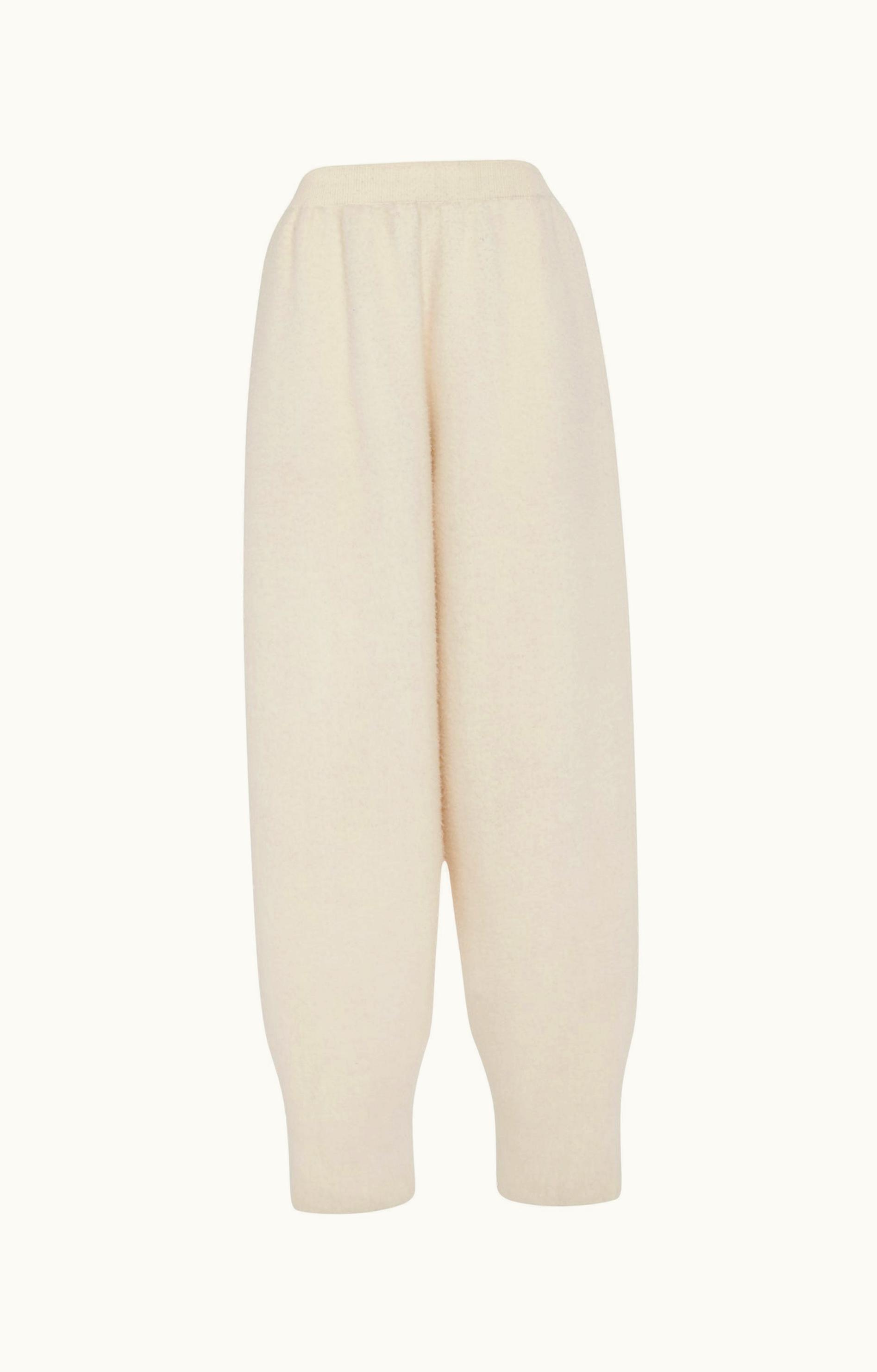 The Row The Row Ednah Pants White In Merino Wool