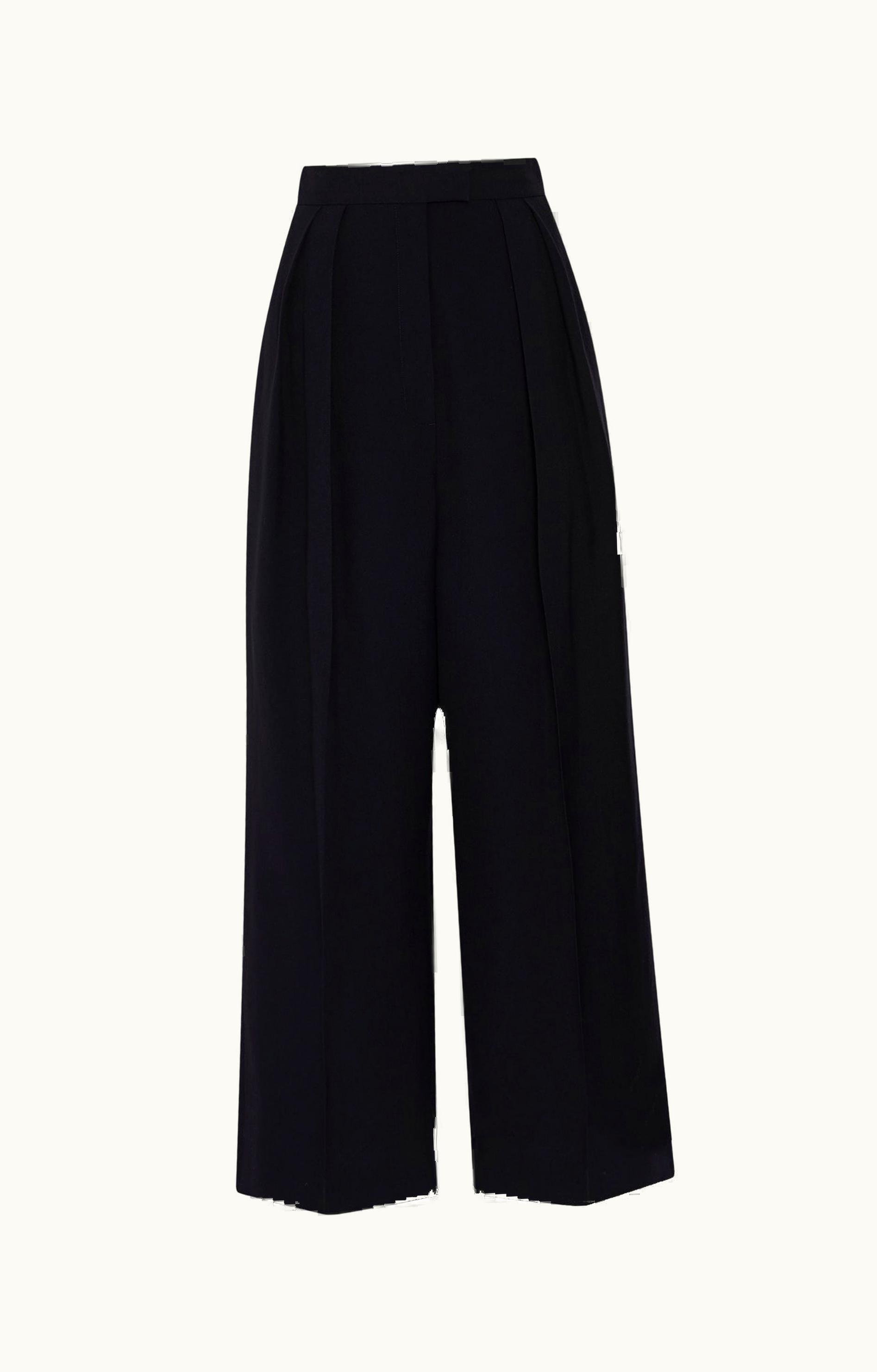 The Row The Row Crissi Pant Blue In Viscose And Virgin Wool