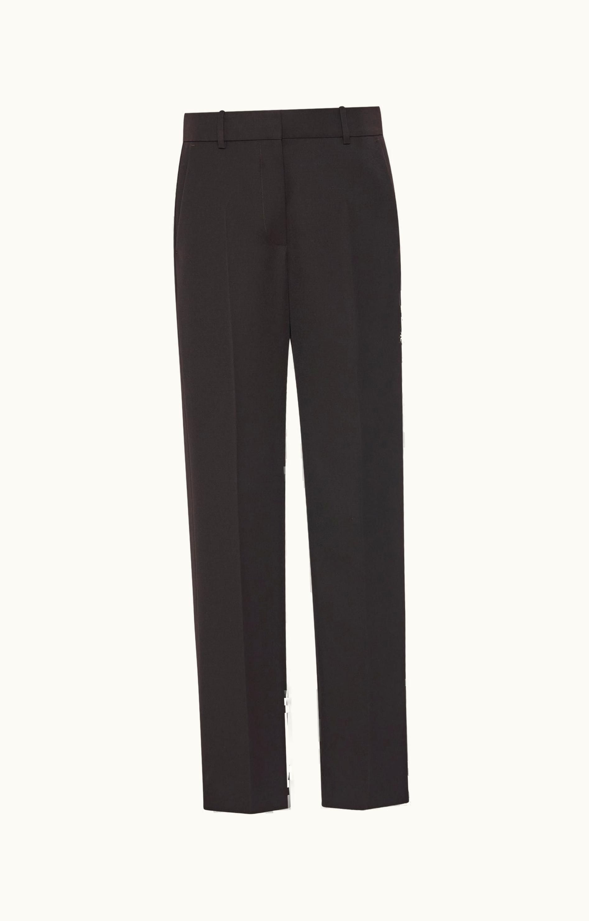 The Row The Row Borgo Pant Brown In Wool