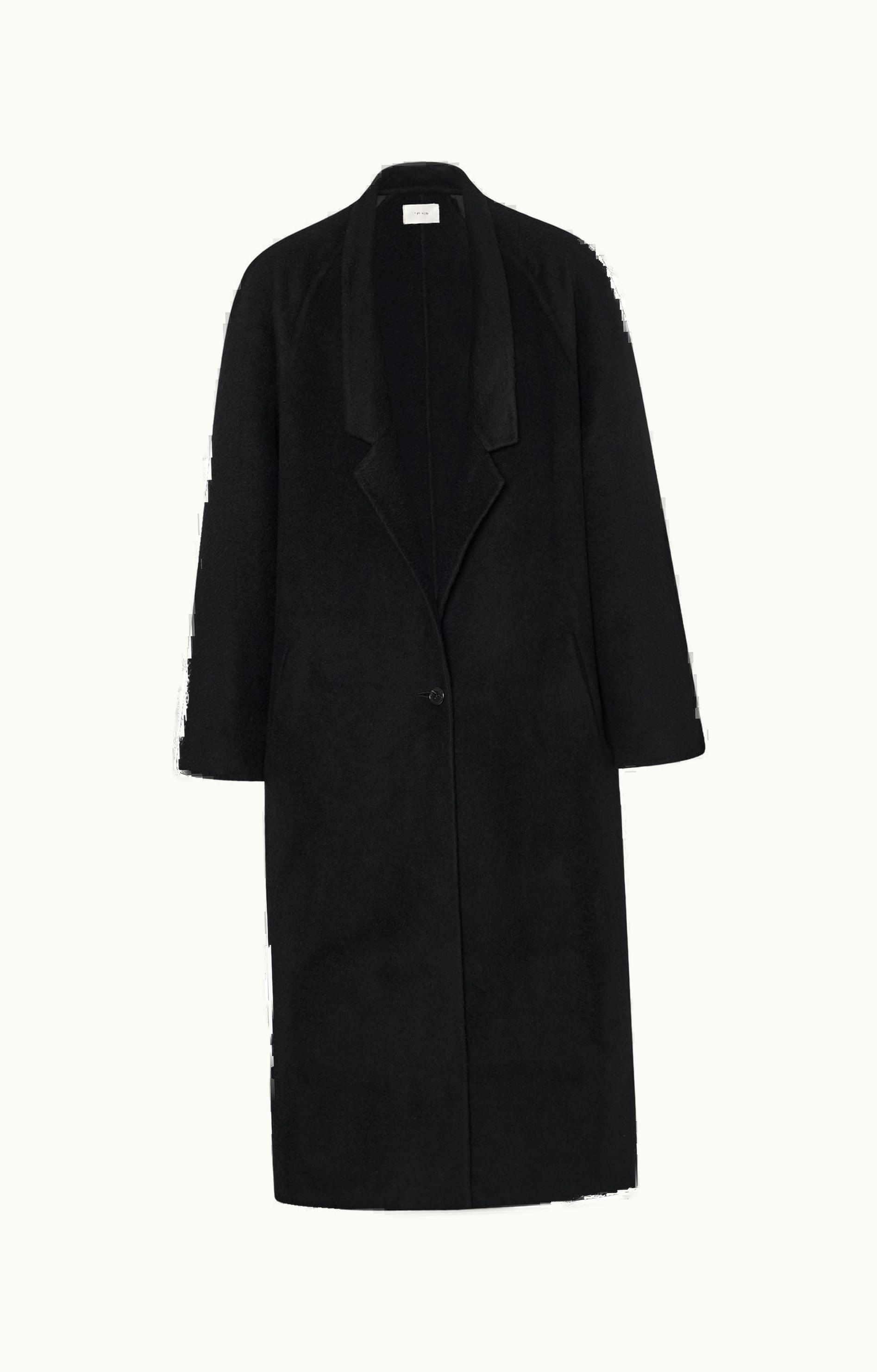 The Row The Row Arpa Coat Black In Cashmere