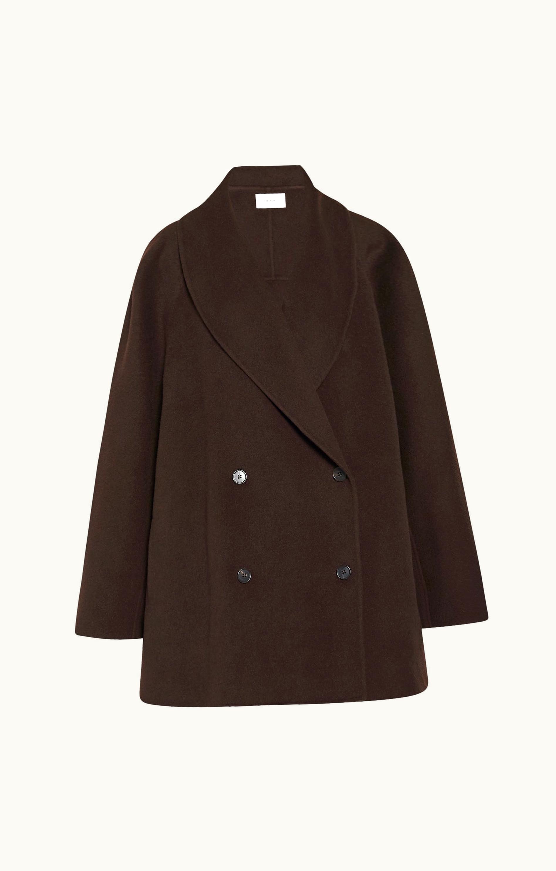 The Row The Row Polli Jacket Brown In Virgin Wool And Cashmere