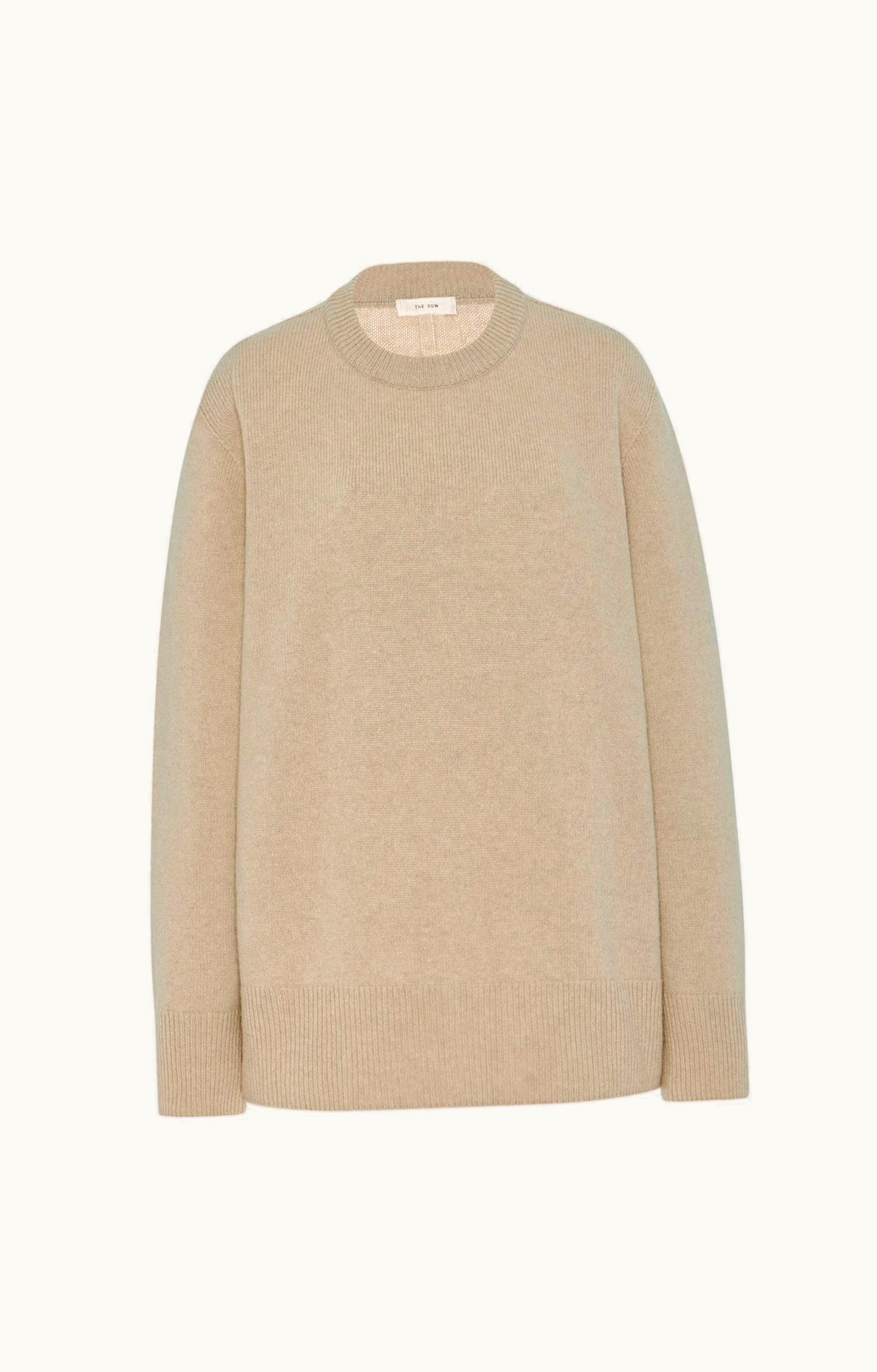 The Row The Row Sibem Top Tan In Wool And Cashmere