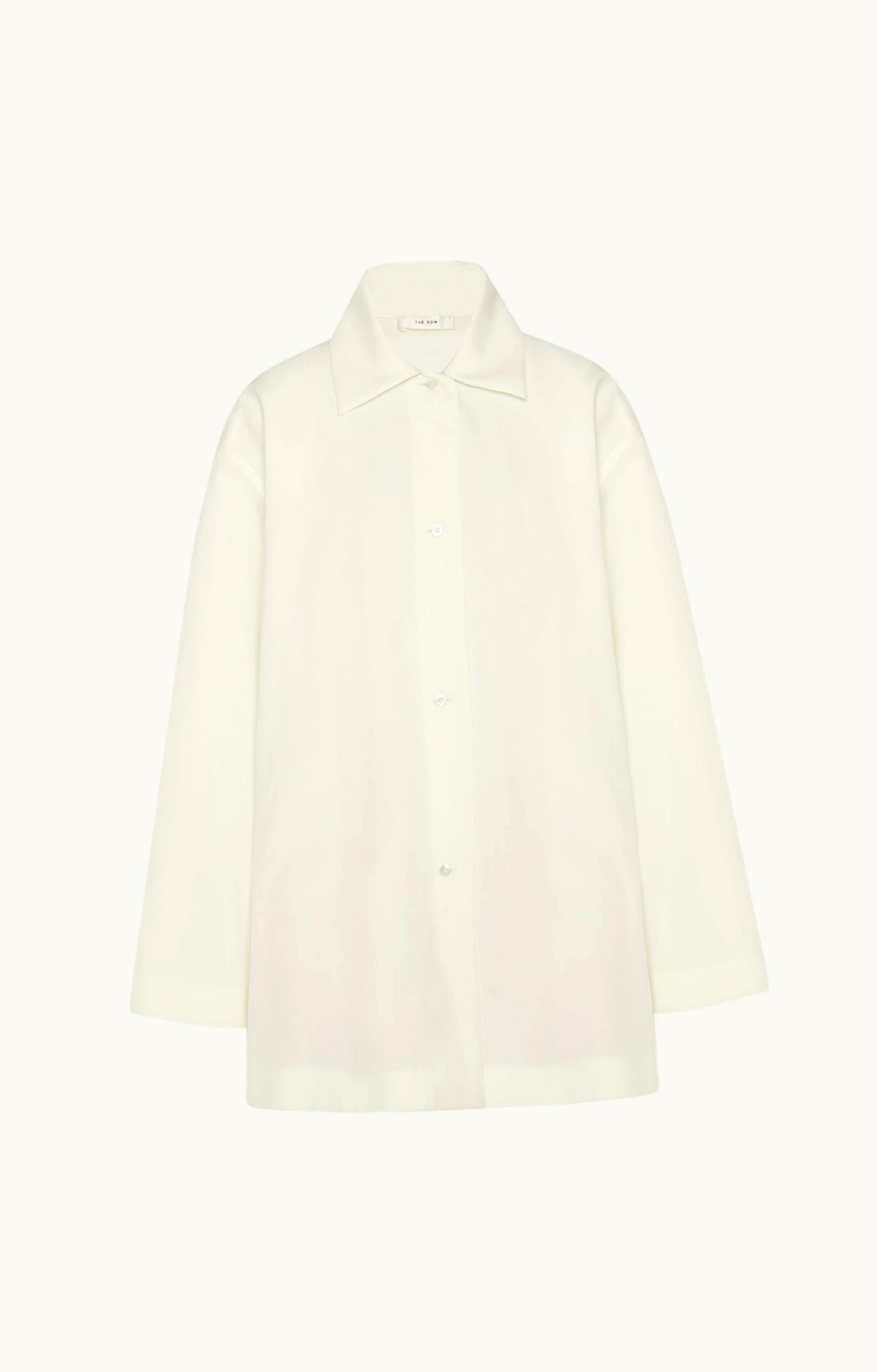 The Row The Row Rigel Shirt White In Wool