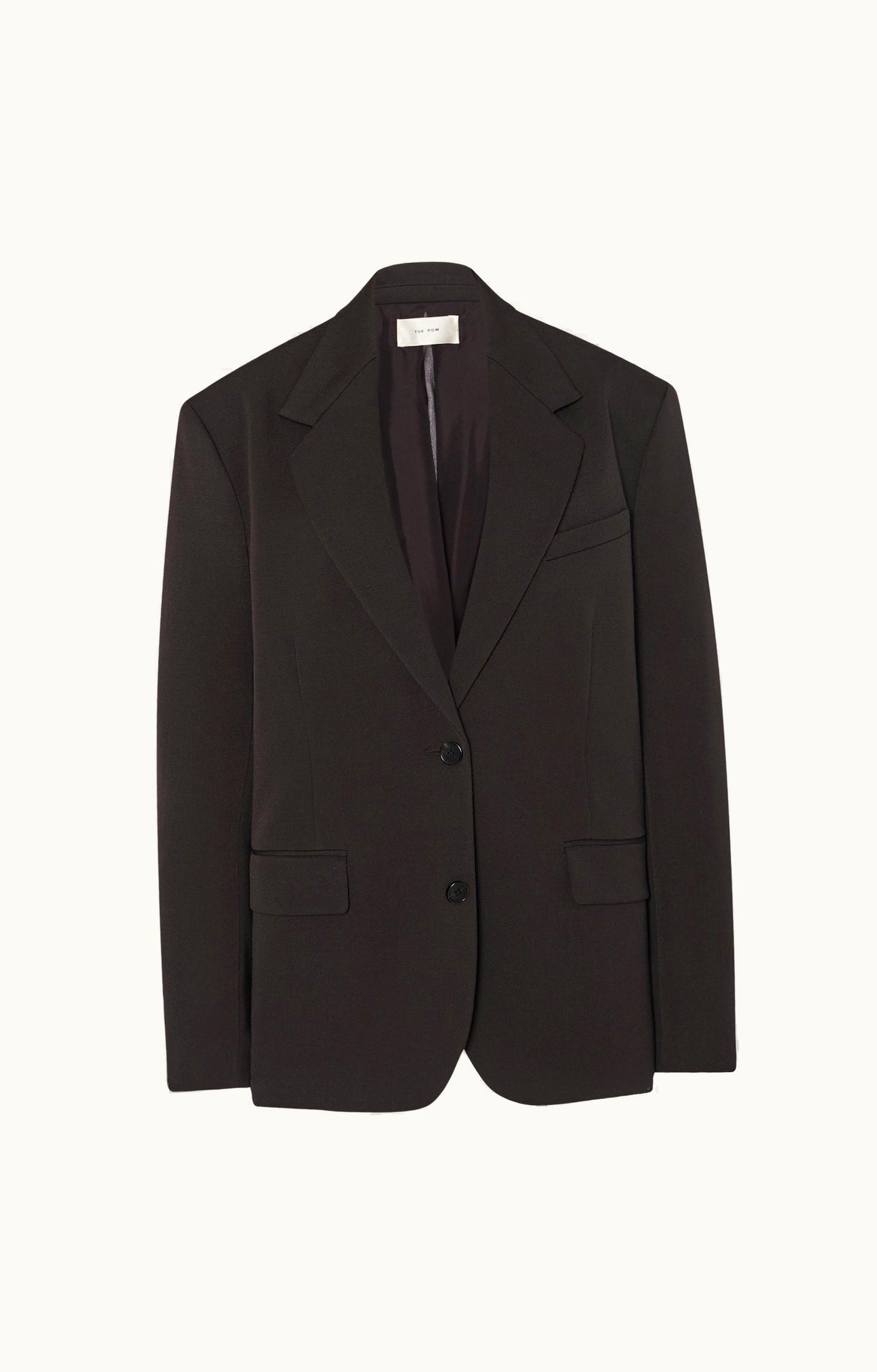 The Row The Row Viper Jacket Brown In Virgin Wool