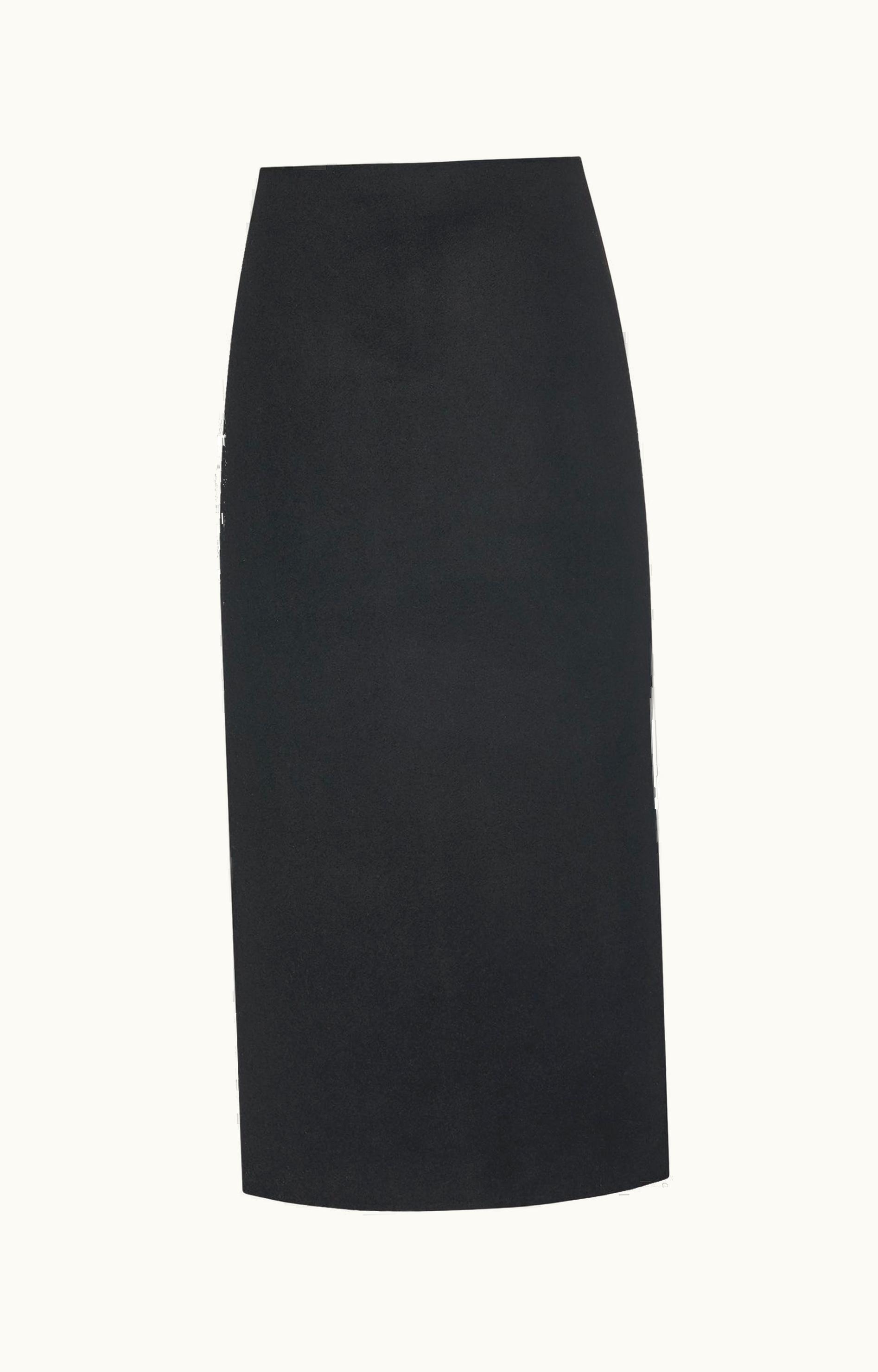 The Row The Row Bartellette Skirt Black In Cashmere