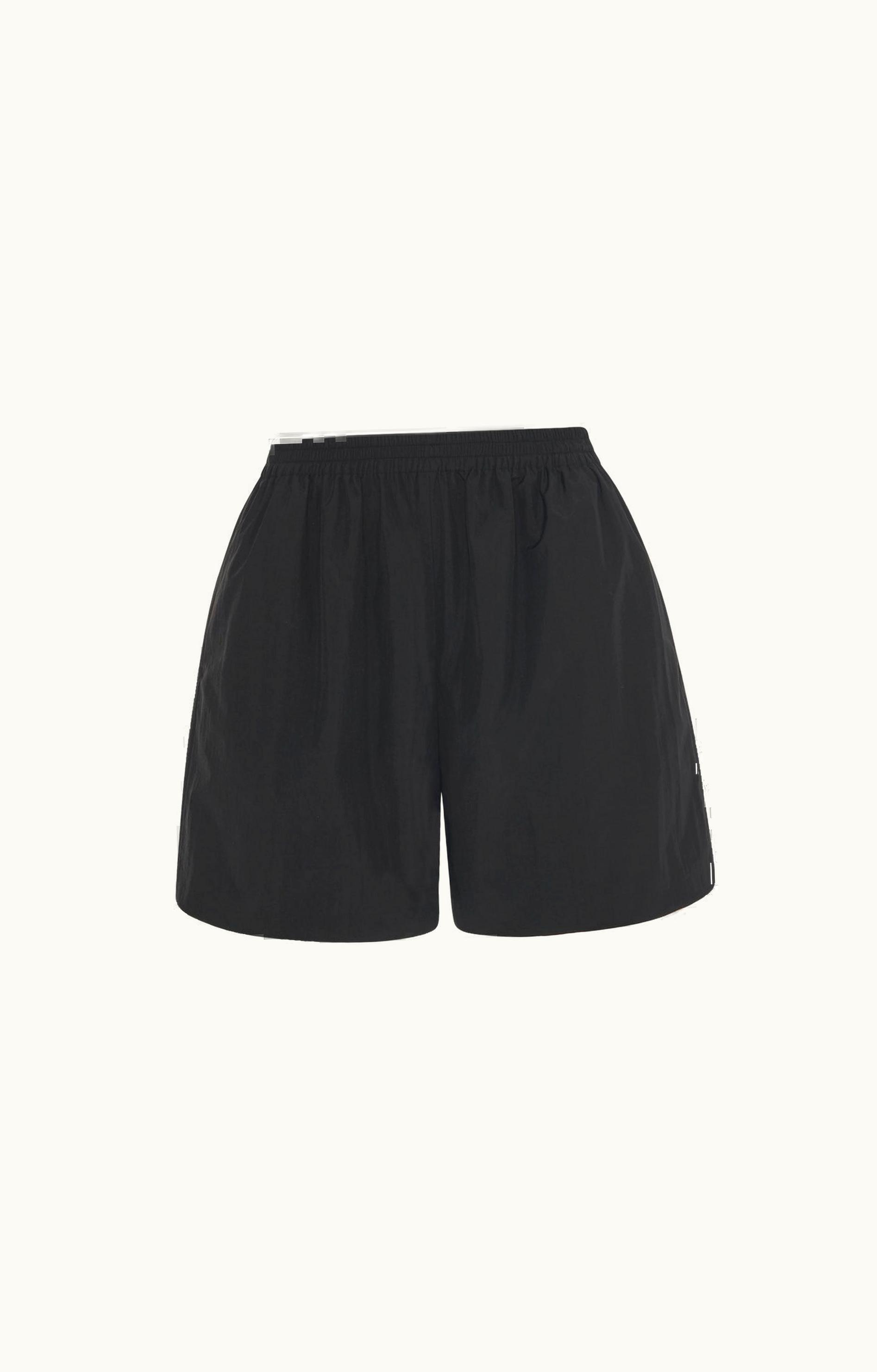 The Row The Row Gunther Short Black In Silk And Nylon
