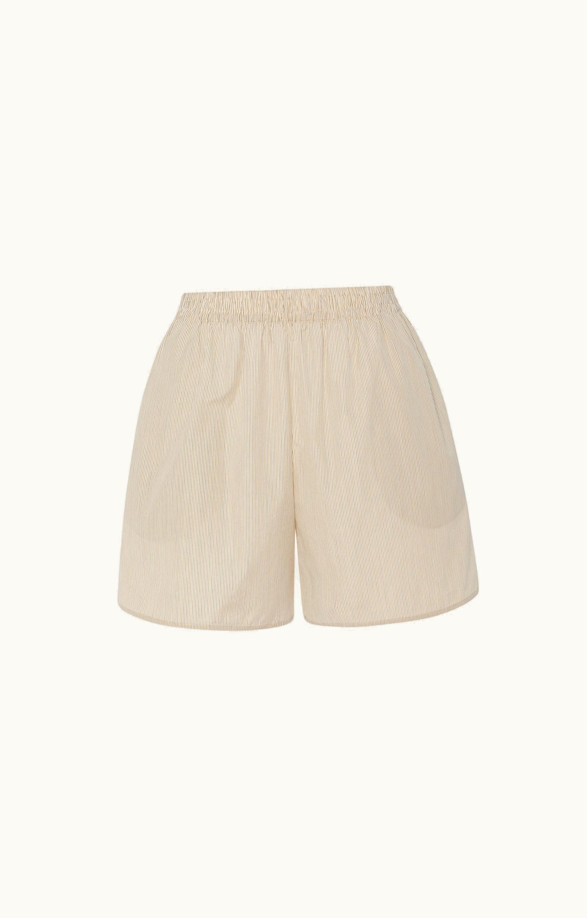 The Row The Row Gunther Short Beige In Cotton