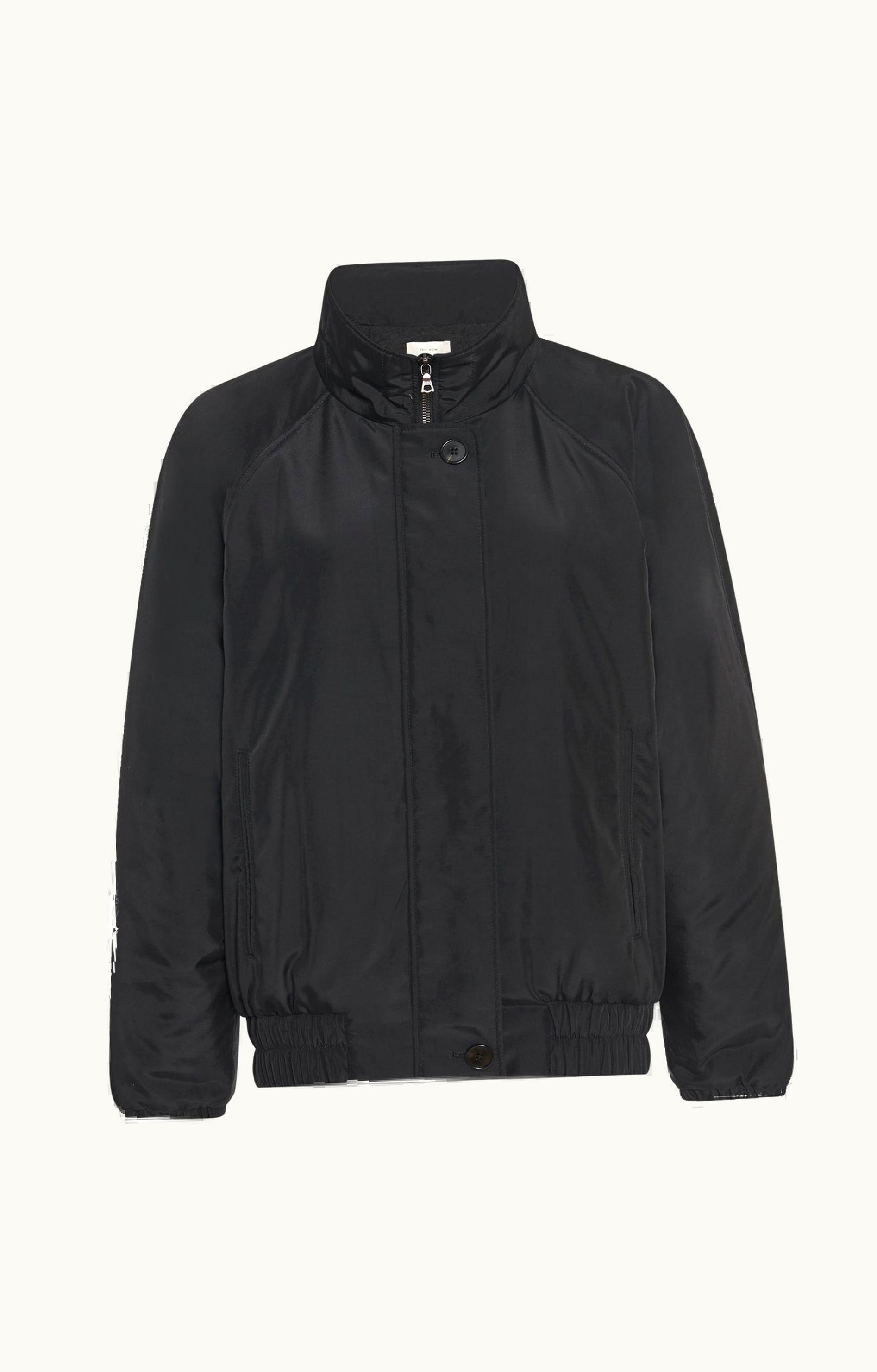 The Row The Row Ide Jacket Black In Silk And Nylon