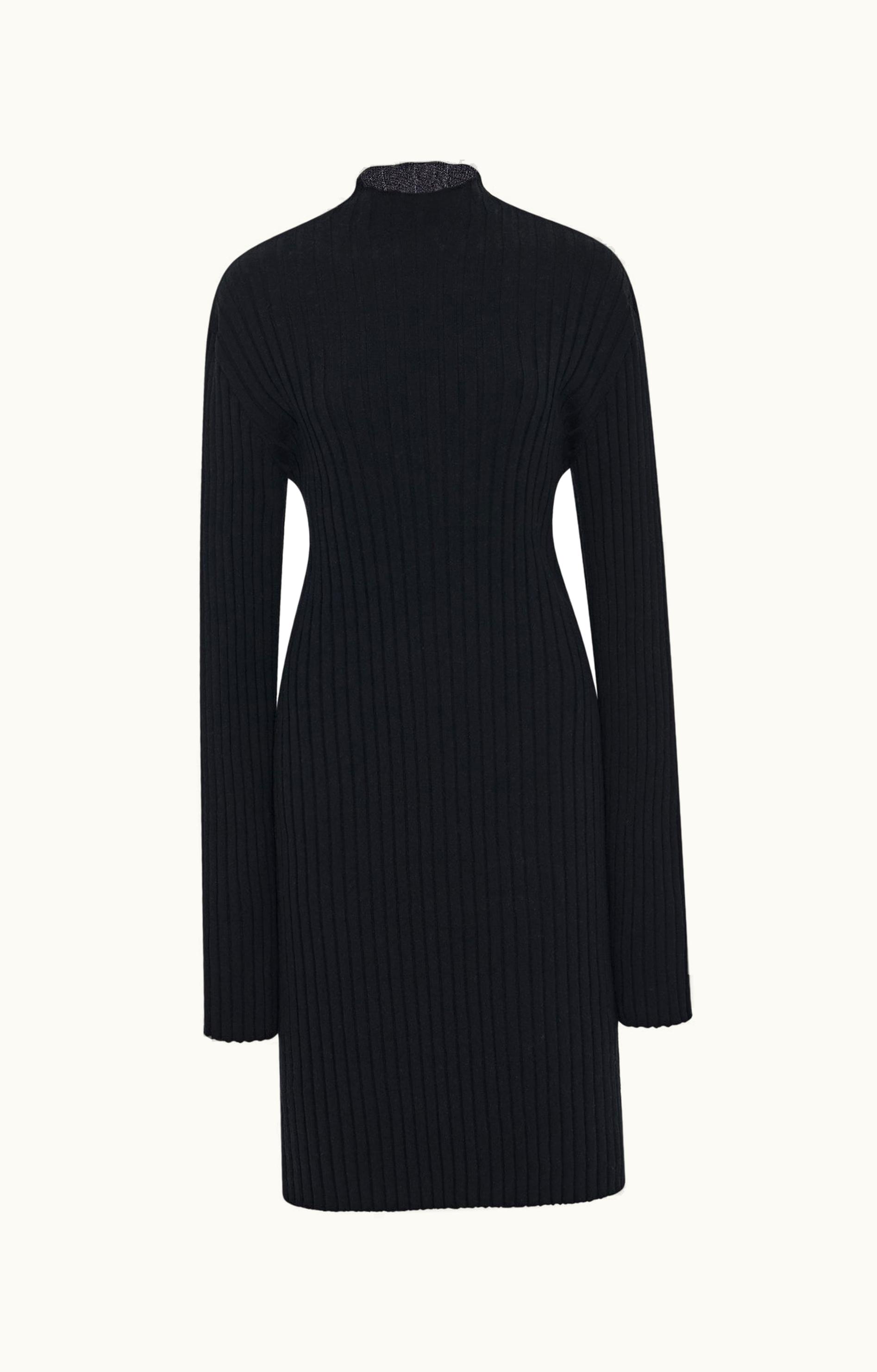 The Row The Row Diolette Dress Black In Silk