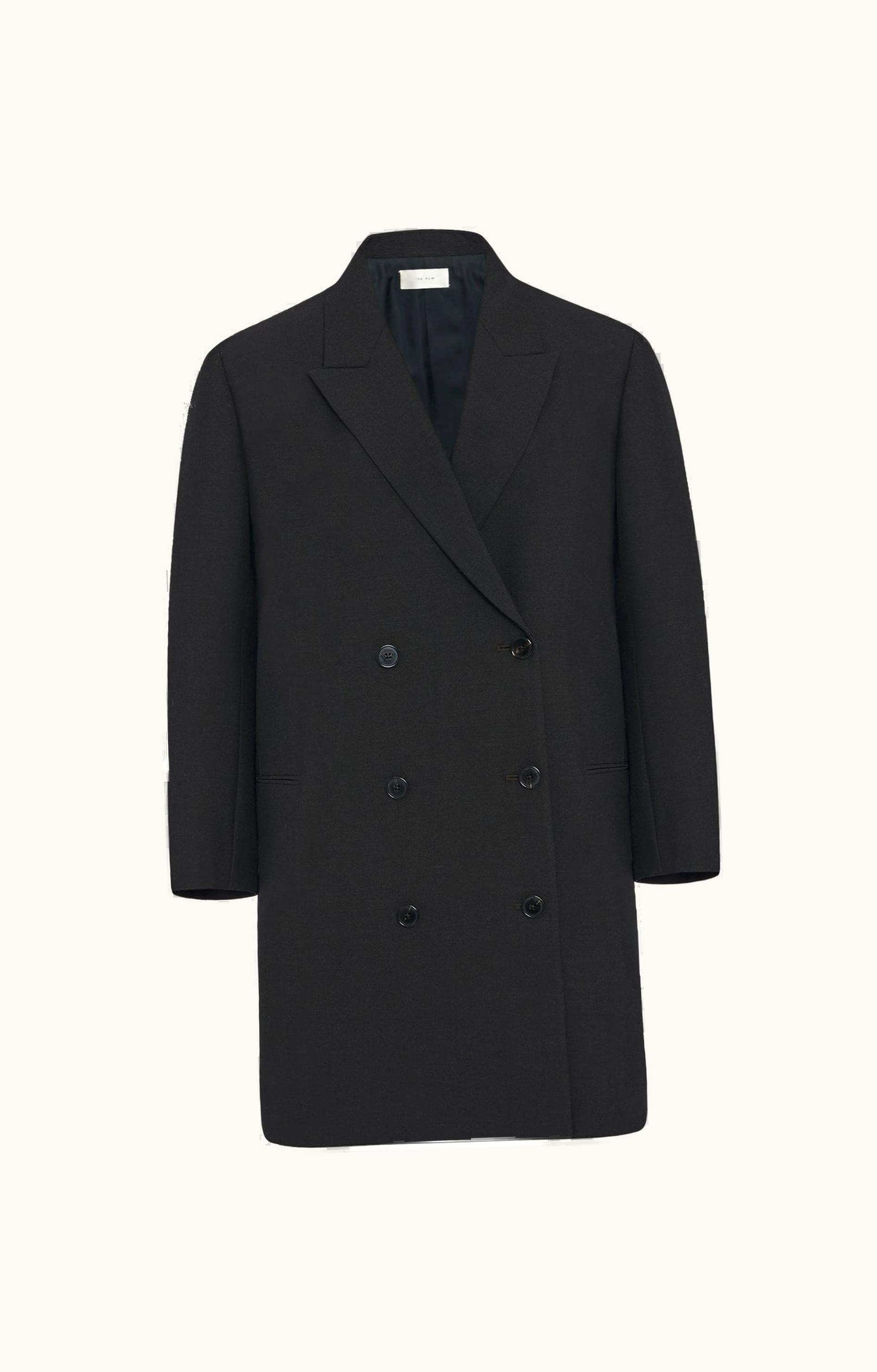 The Row The Row Paride Jacket Brown In Virgin Wool And Mohair