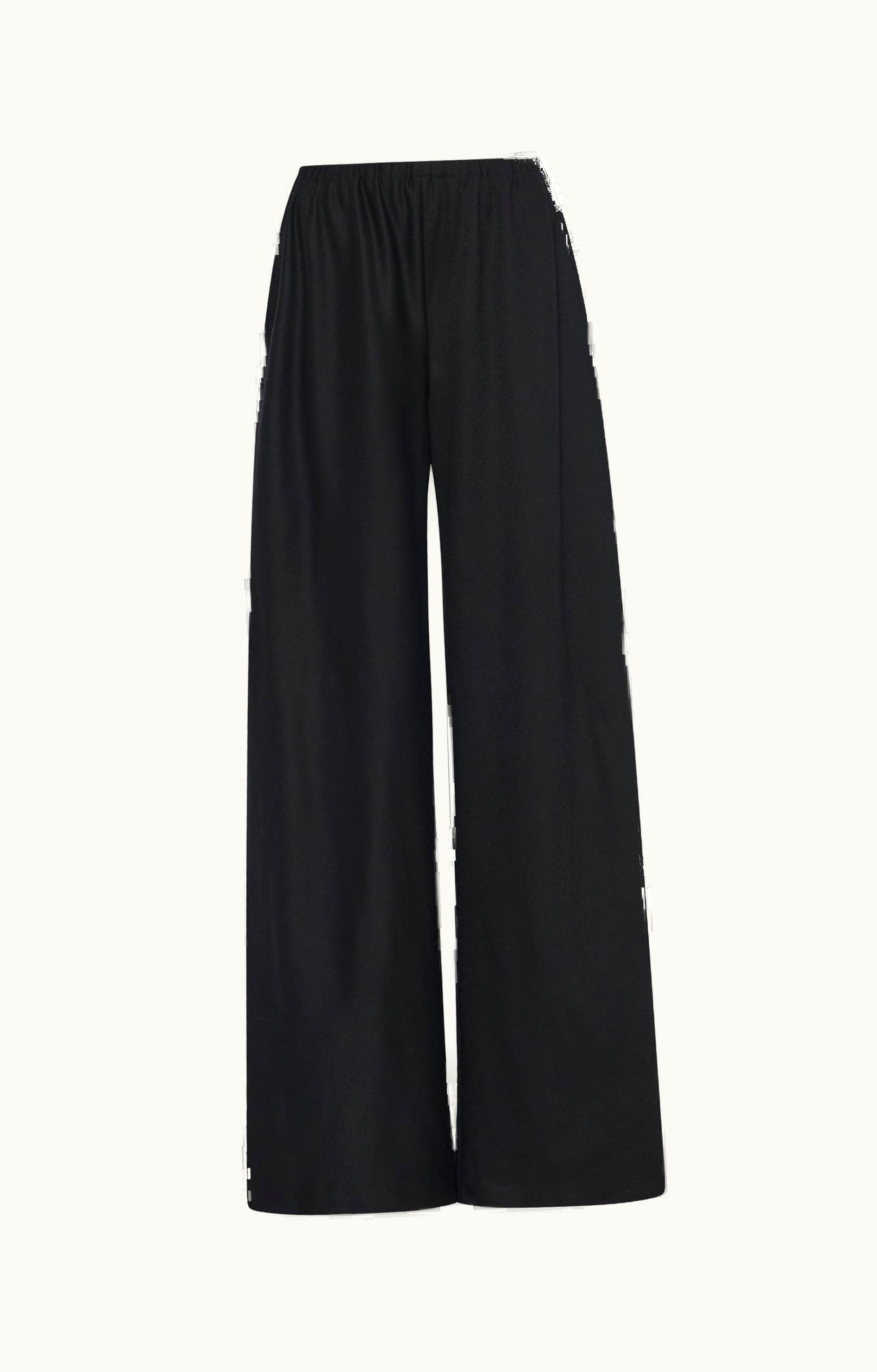 The Row The Row Gala Pant Black In Virgin Wool