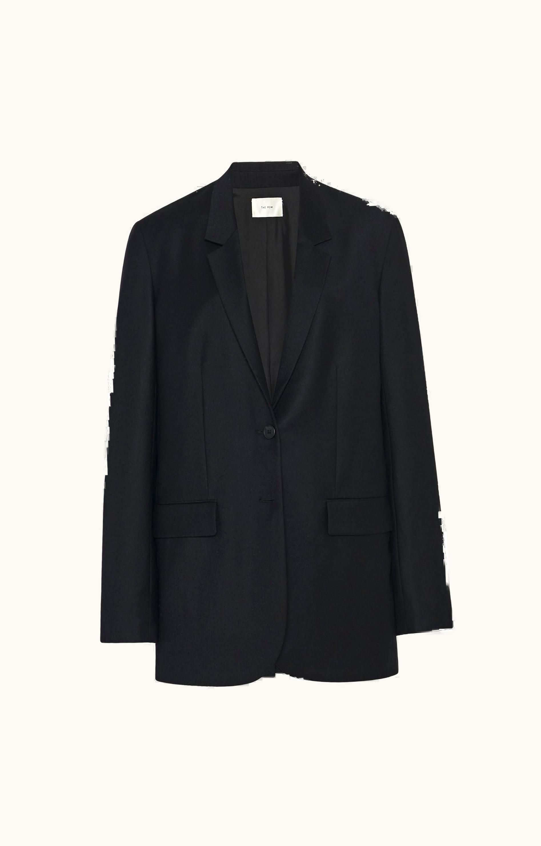The Row The Row Dustina Jacket Black In Virgin Wool