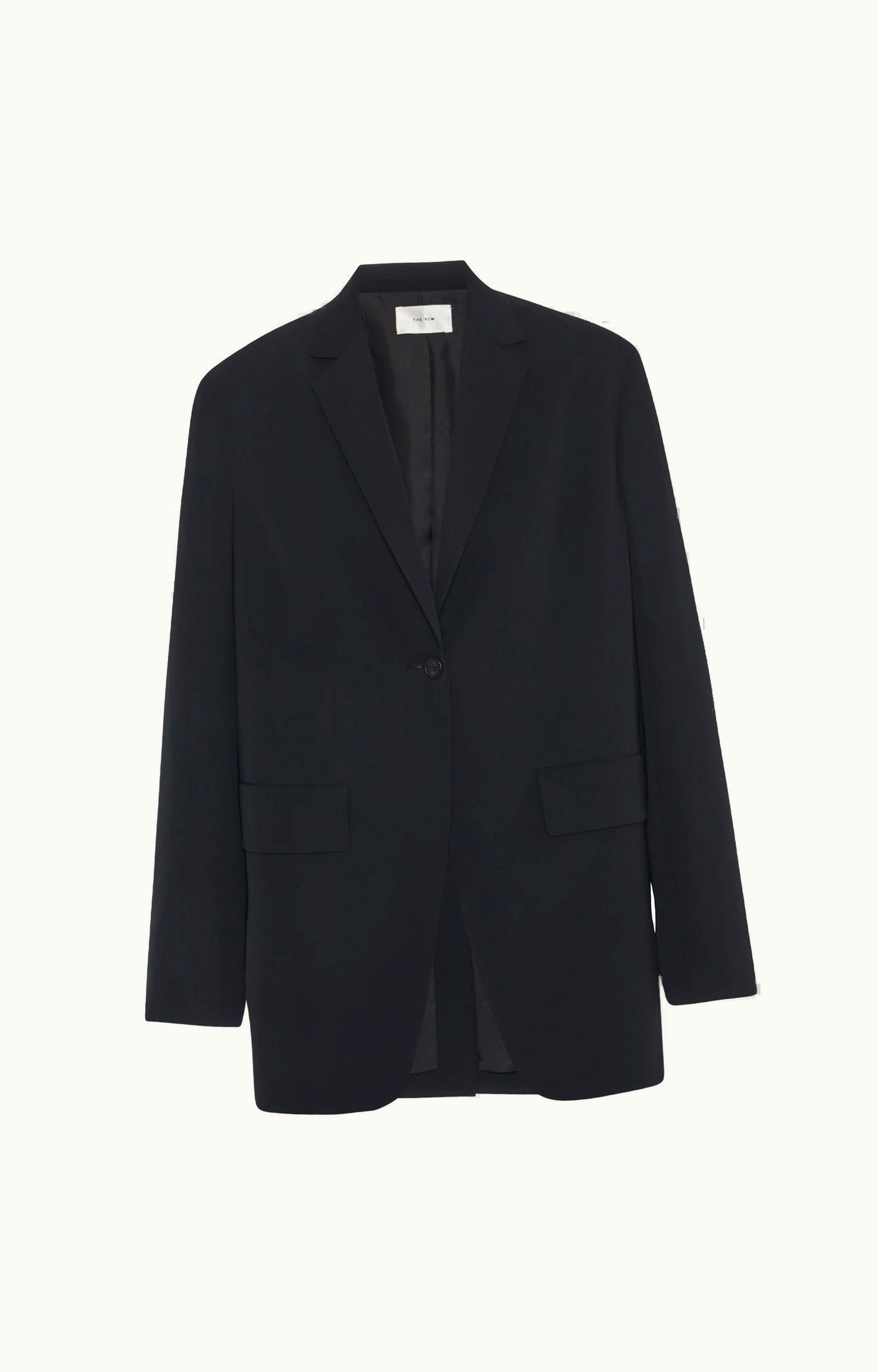 The Row The Row Obine Jacket Black In Viscose And Wool