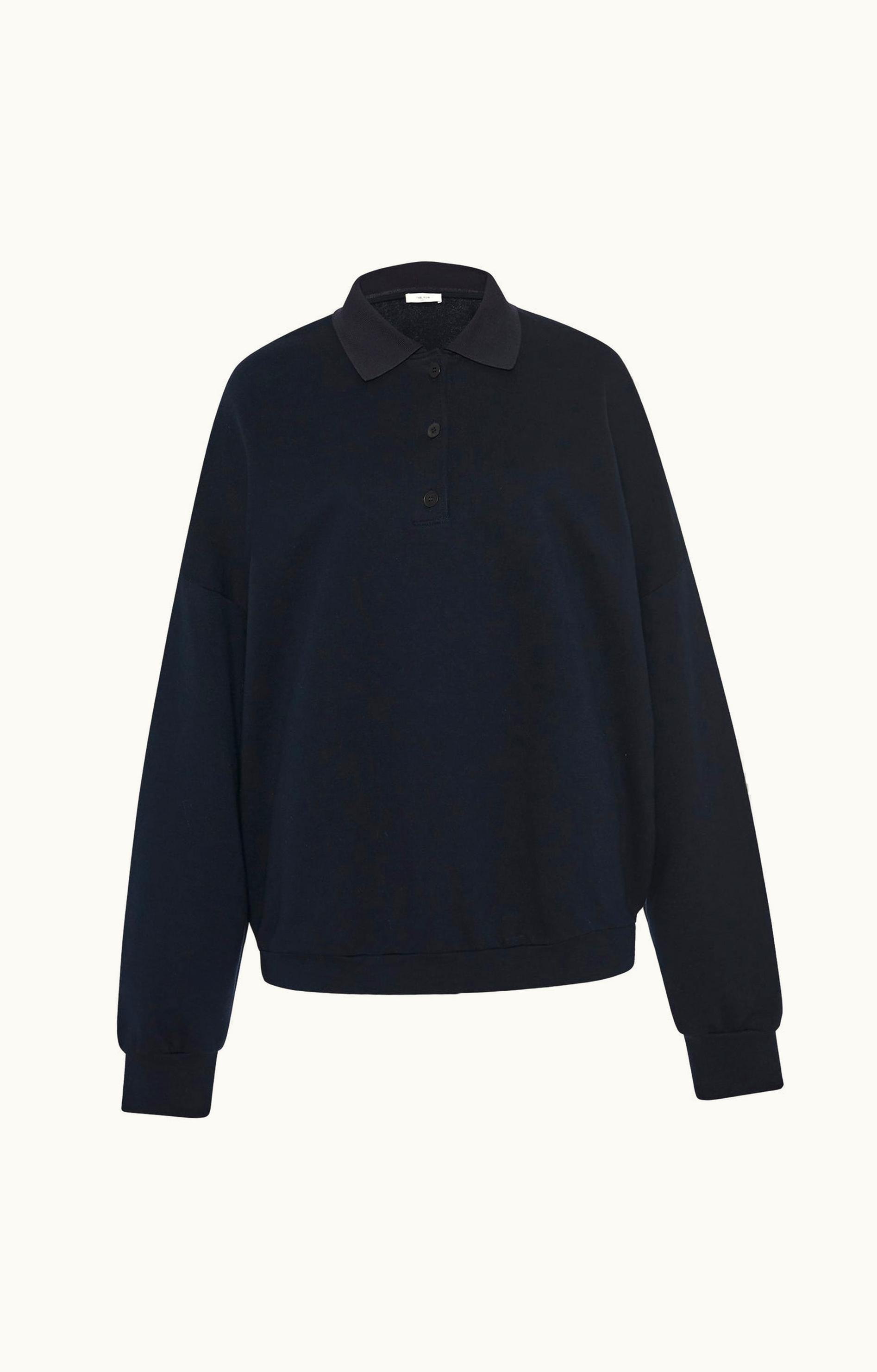 The Row The Row Corzas Top Blue In Cotton