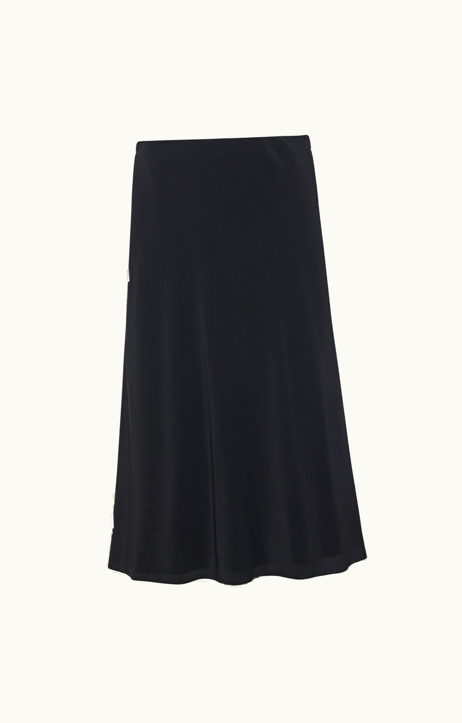 The Row The Row Medela Skirt Black In Silk