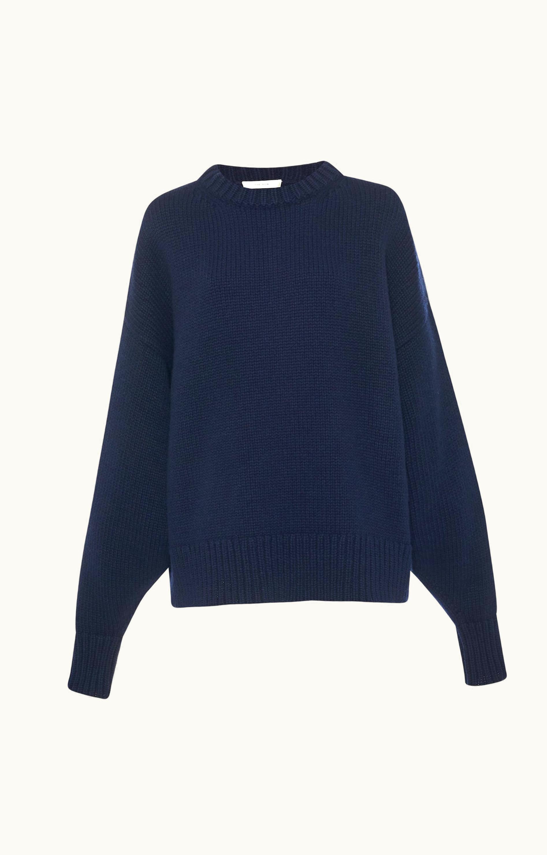 The Row The Row Ophelia Top Blue In Wool And Cashmere