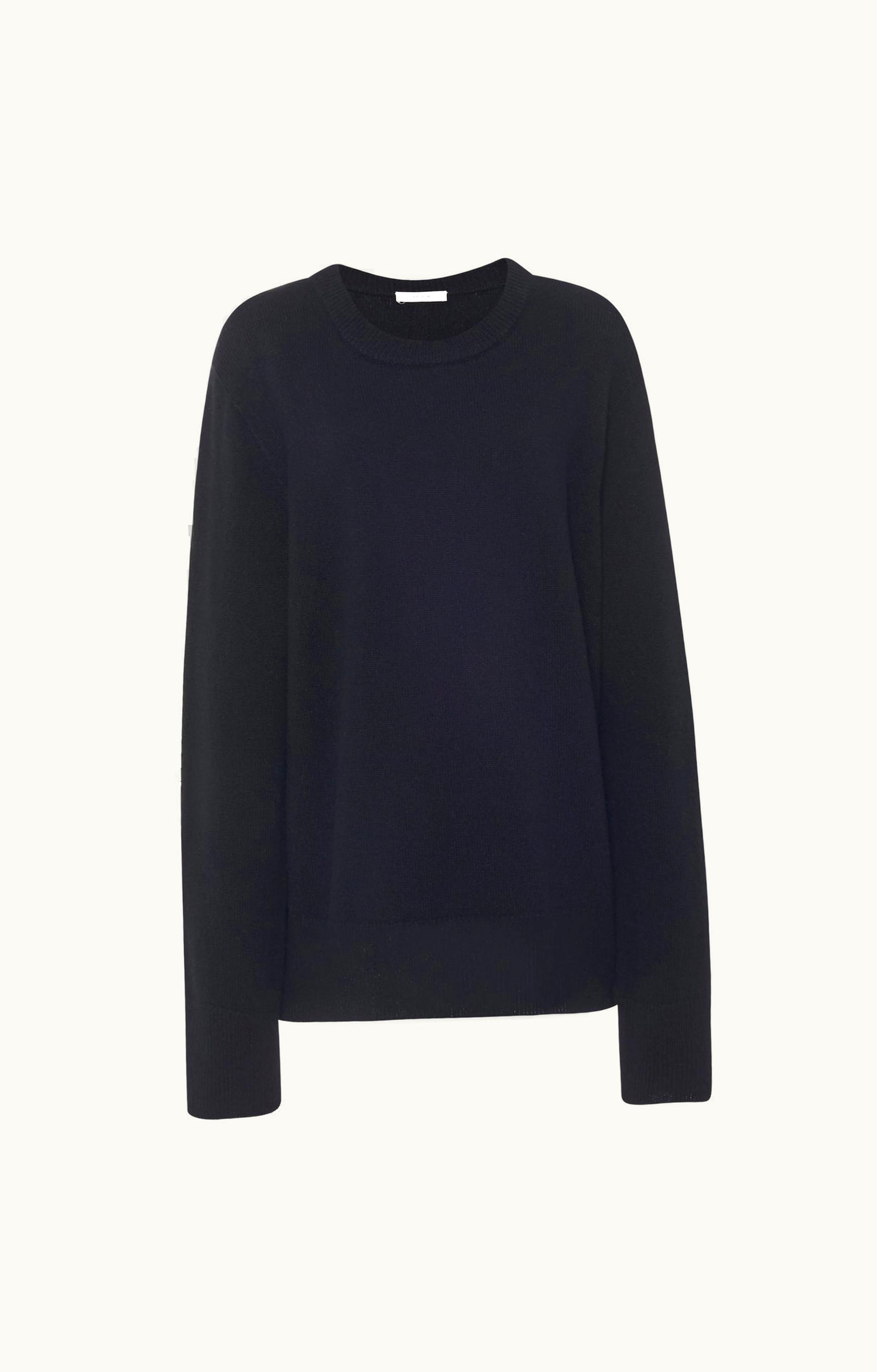 The Row The Row Sibem Top Black In Wool And Cashmere