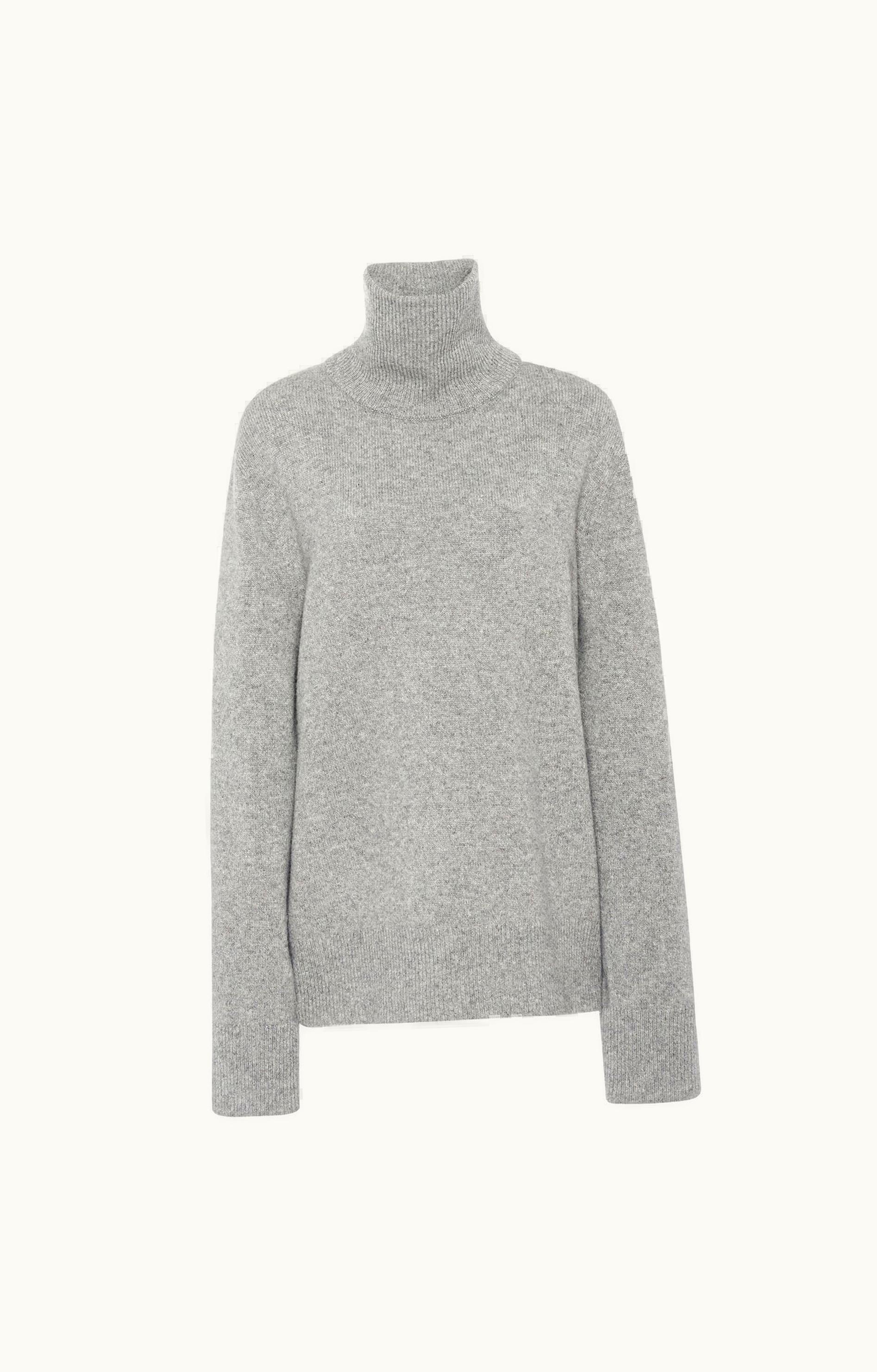 The Row The Row Stepny Top Grey In Wool And Cashmere
