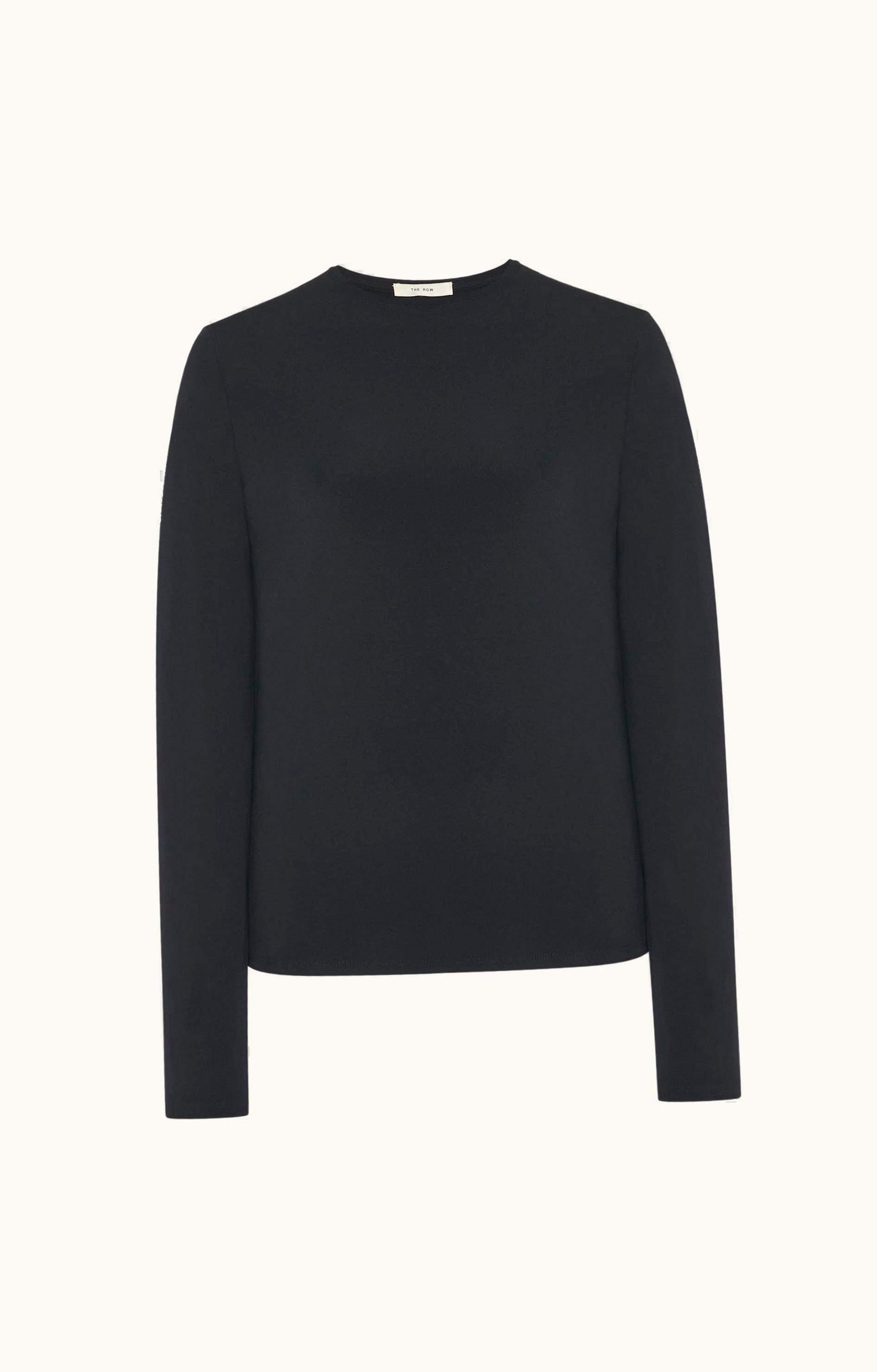 The Row The Row Iverness Top Black In Jersey