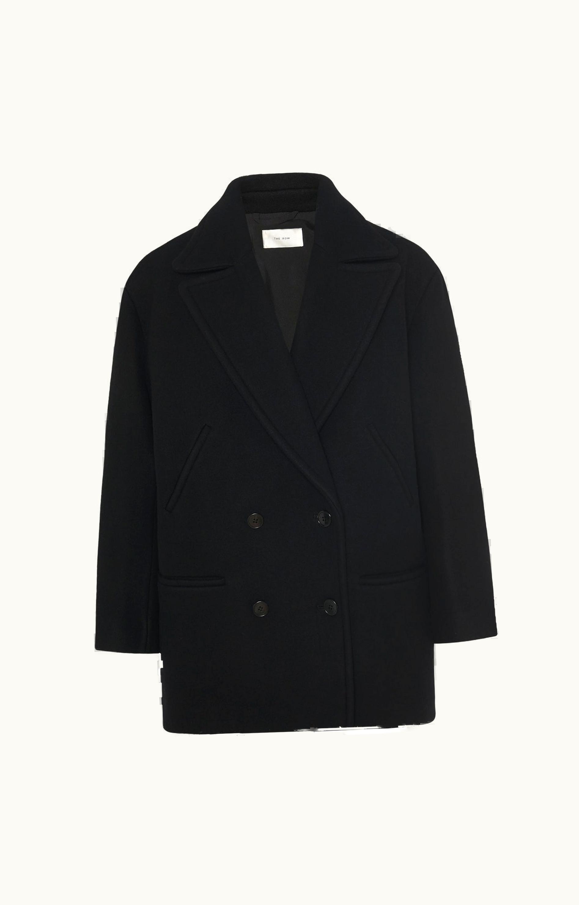 The Row The Row Atis Coat Black In Wool And Cashmere