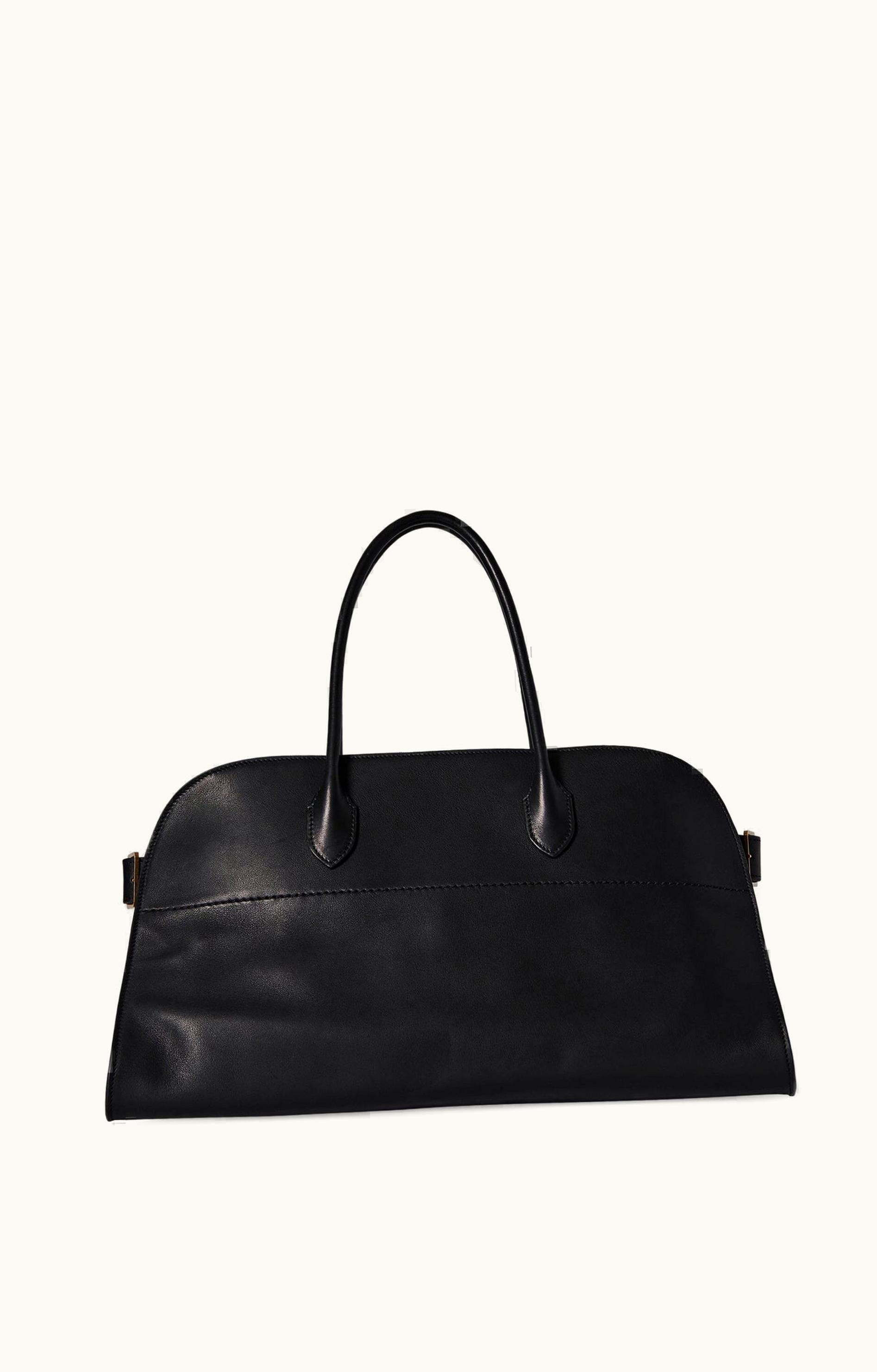The Row The Row Margaux Bag Top-Handle Black Calfskin