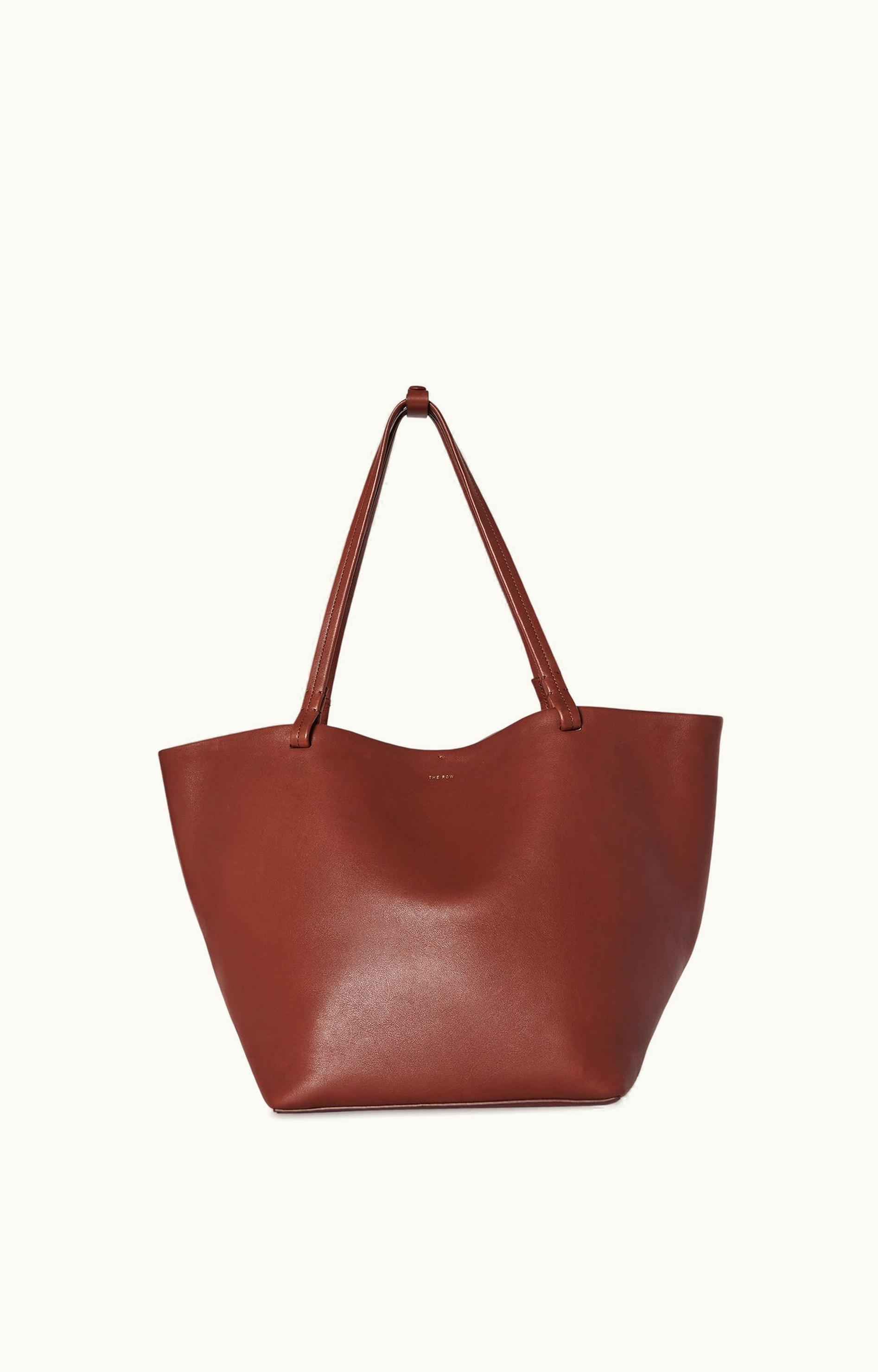 The Row The Row Park Tote Three Bag Red In Leather