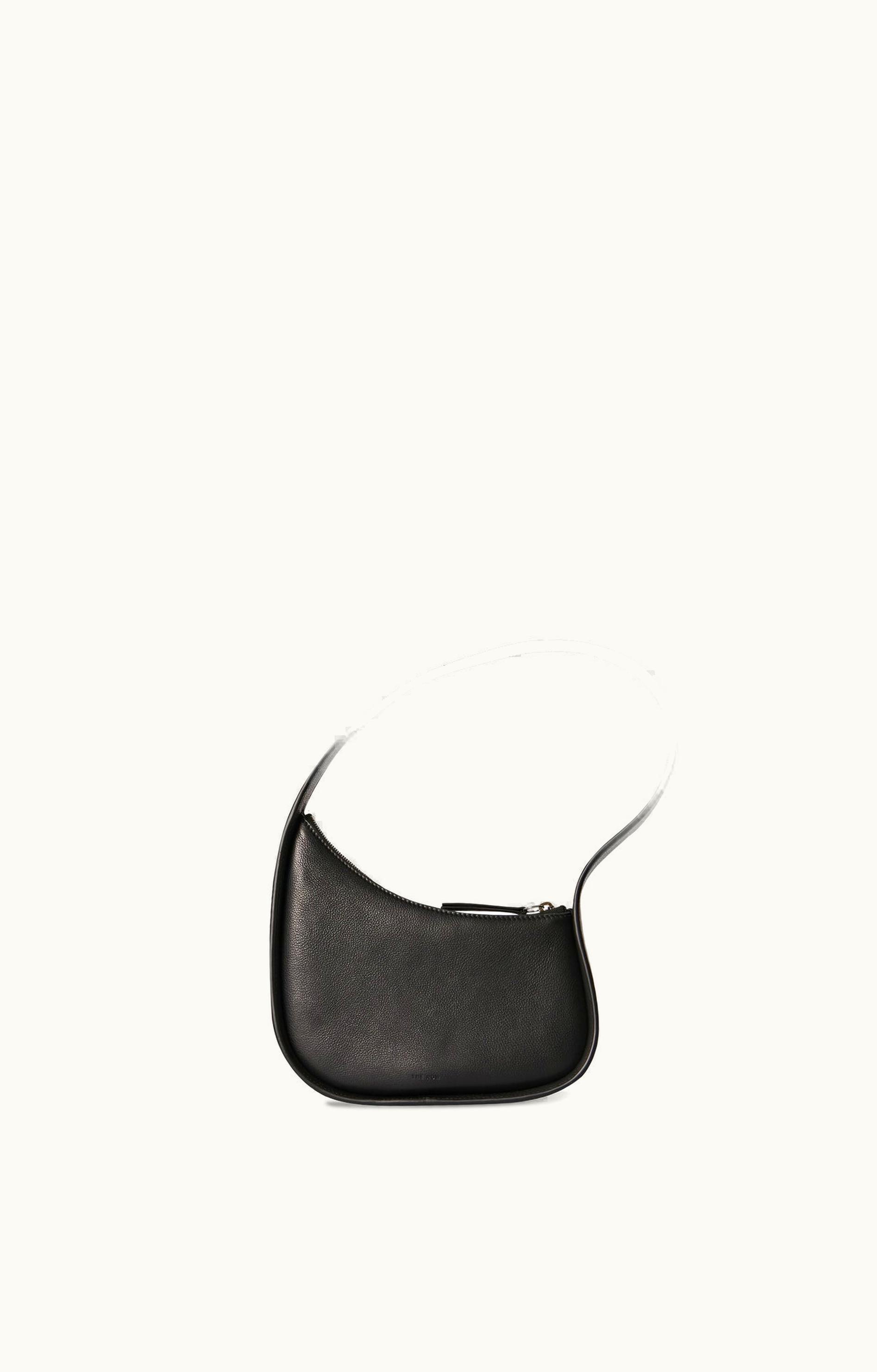The Row The Row 1249L52 Half Moon Bag Calfskin Leather Black