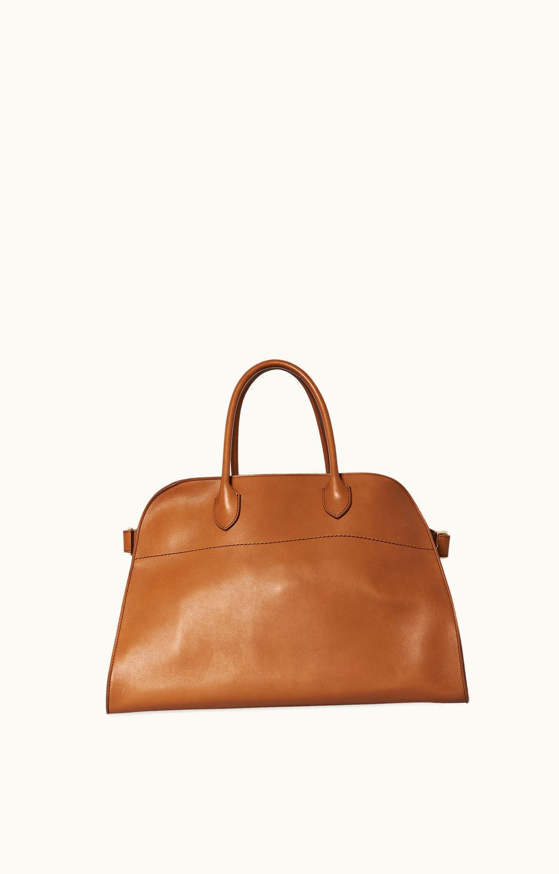 The Row The Row Soft Margaux 15 Bag Brown In Leather