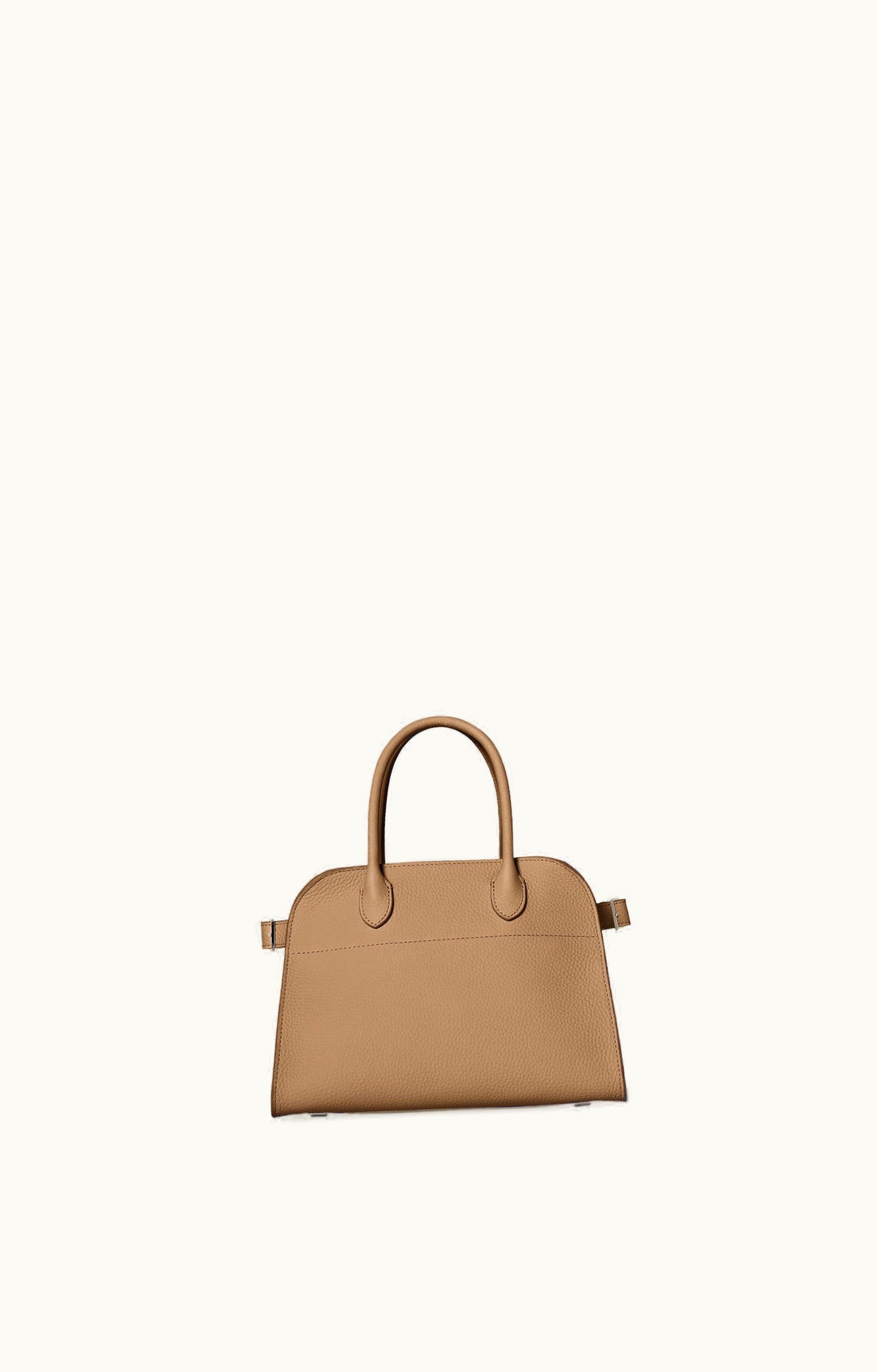 The Row The Row Margaux Soft 10 Top-Handle Bag Brown