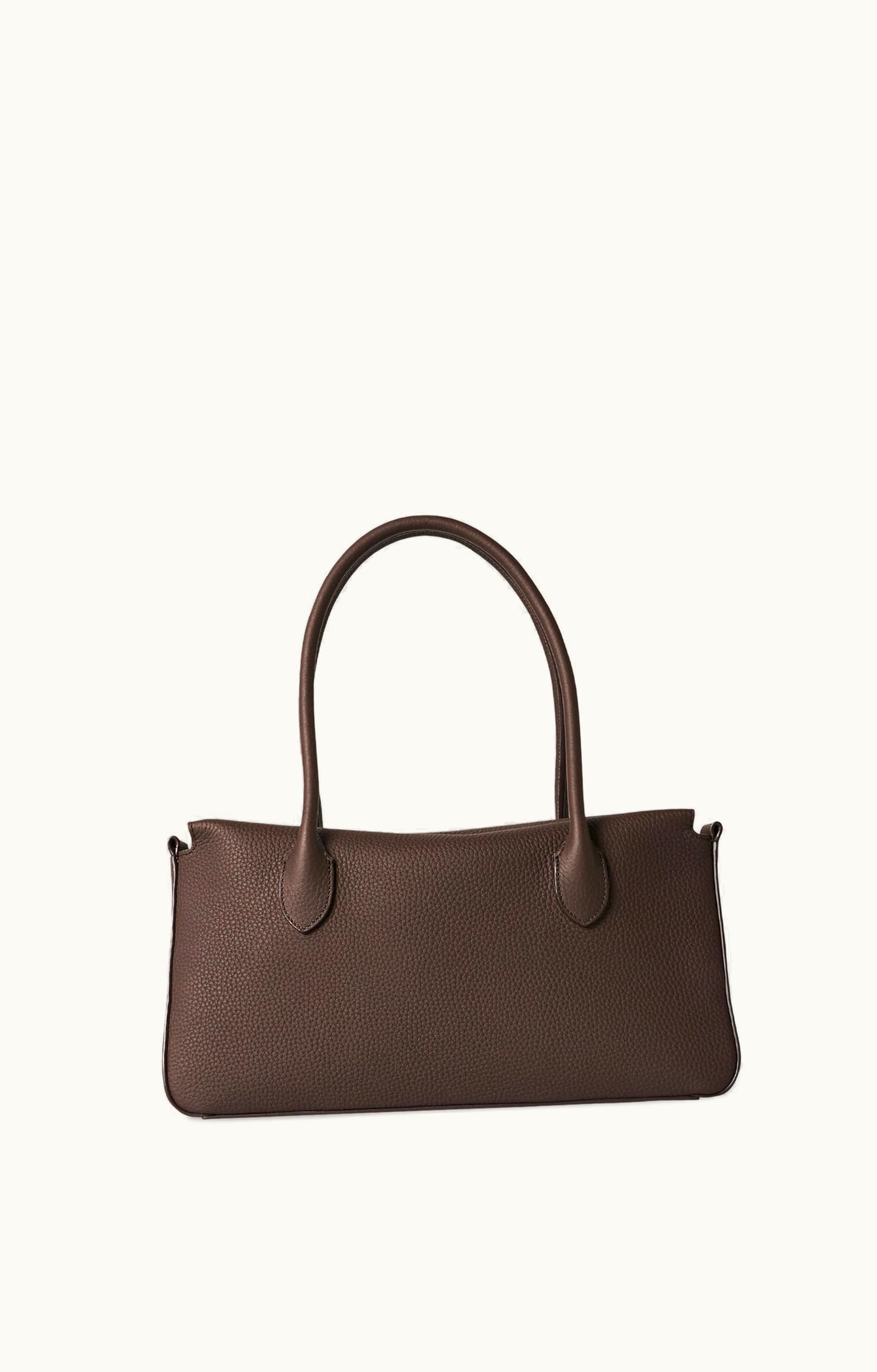 The Row The Row E / W Top-Handle Bag Brown In Leather
