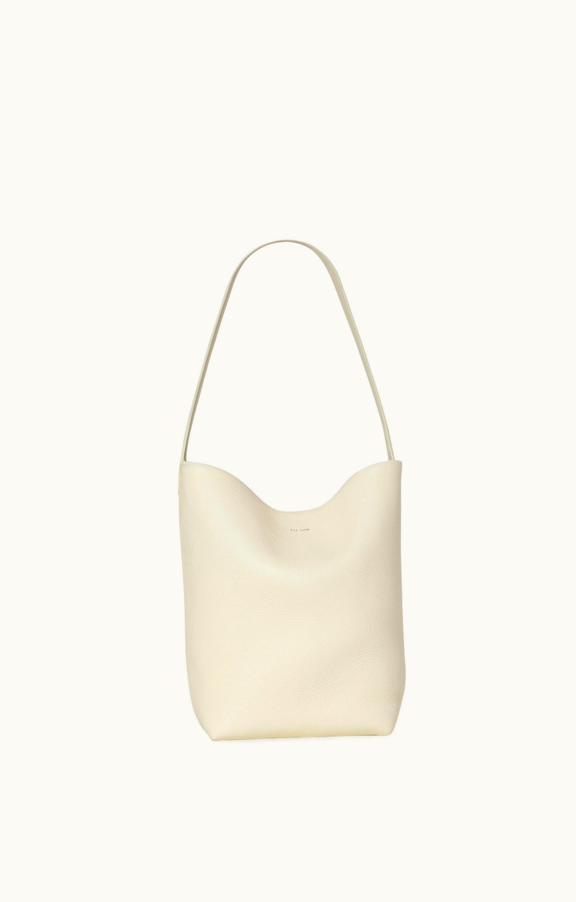 The Row The Row Medium N / S Park Tote Bag White In Leather