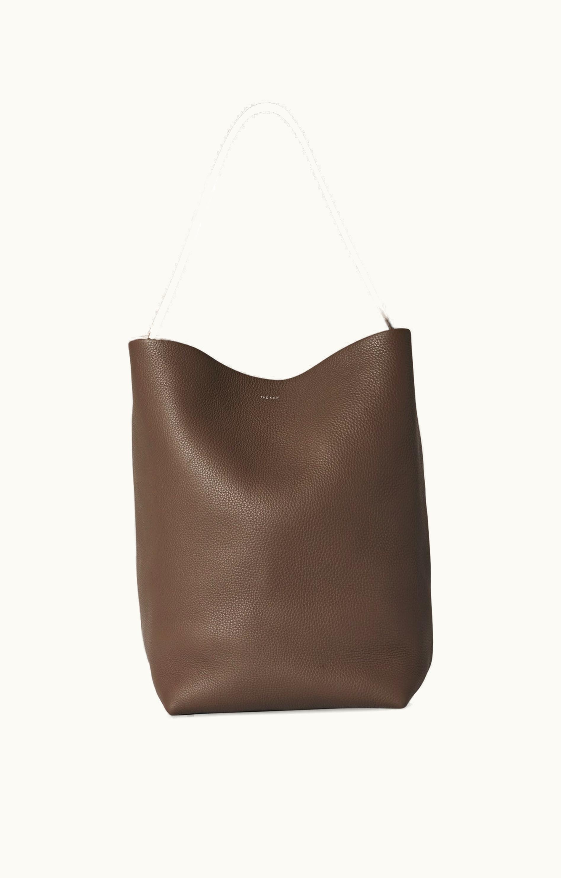 The Row The Row Large N / S Park Tote Bag Grey In Leather