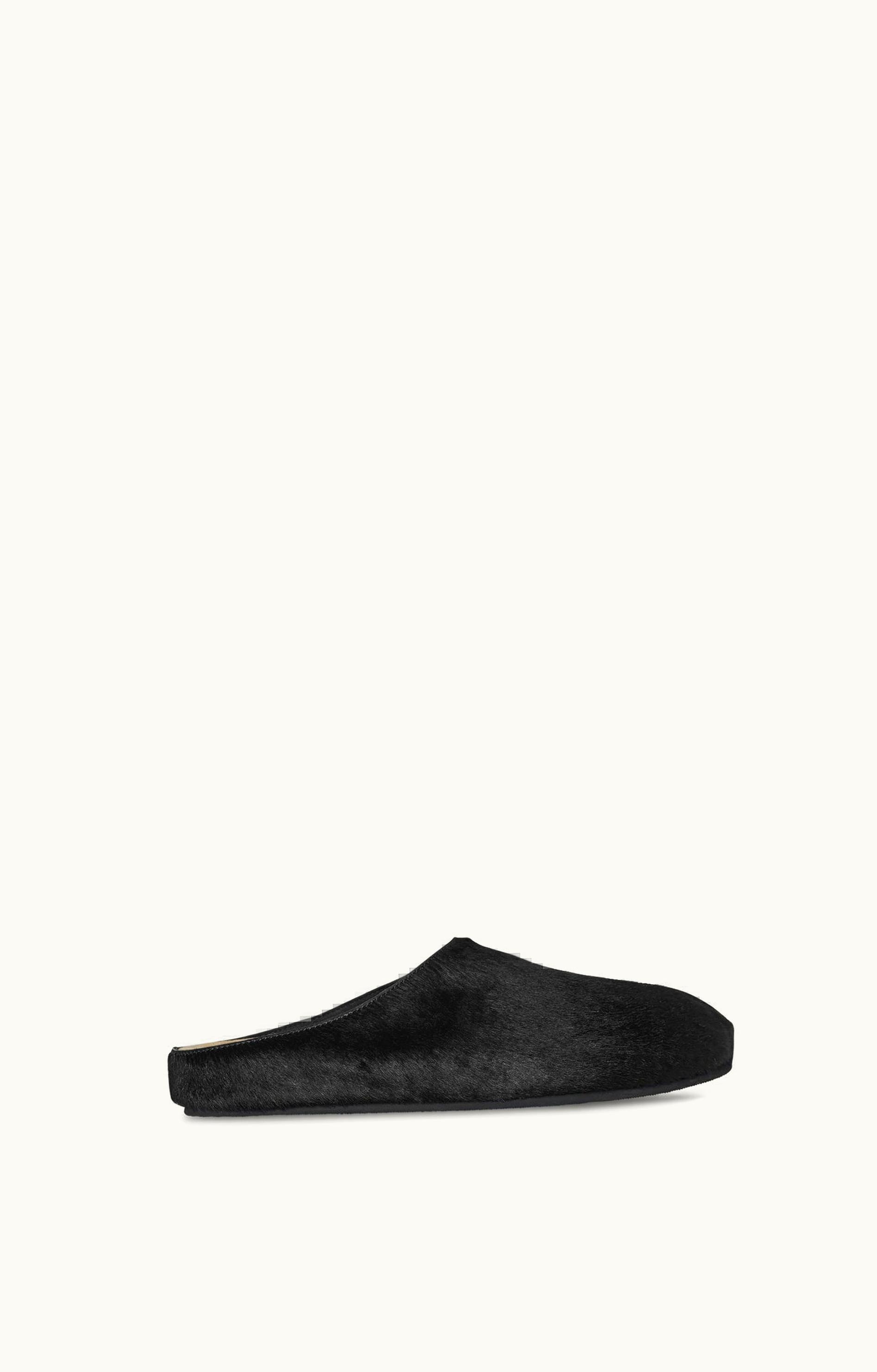 The Row The Row Hugo Slide Black In Pony