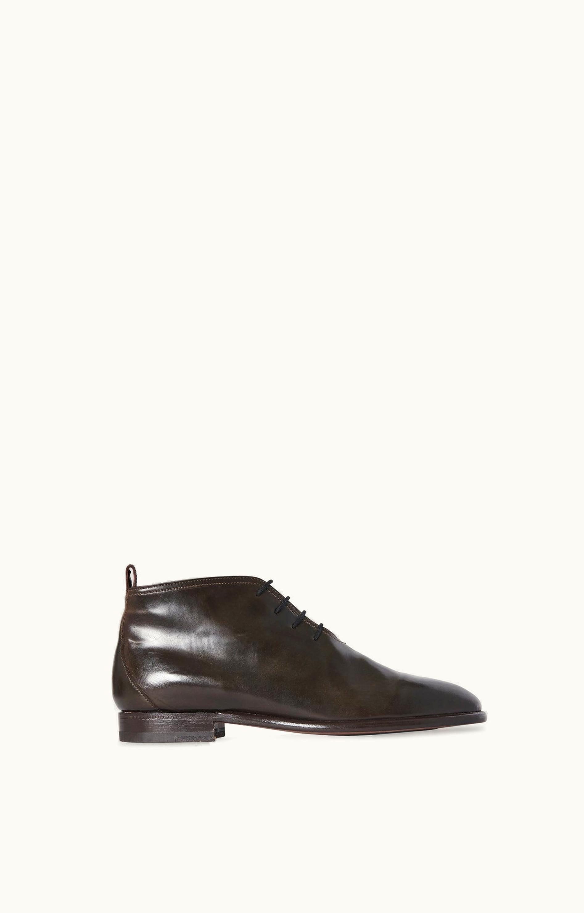 The Row The Row Grant Boot Brown In Cordovan