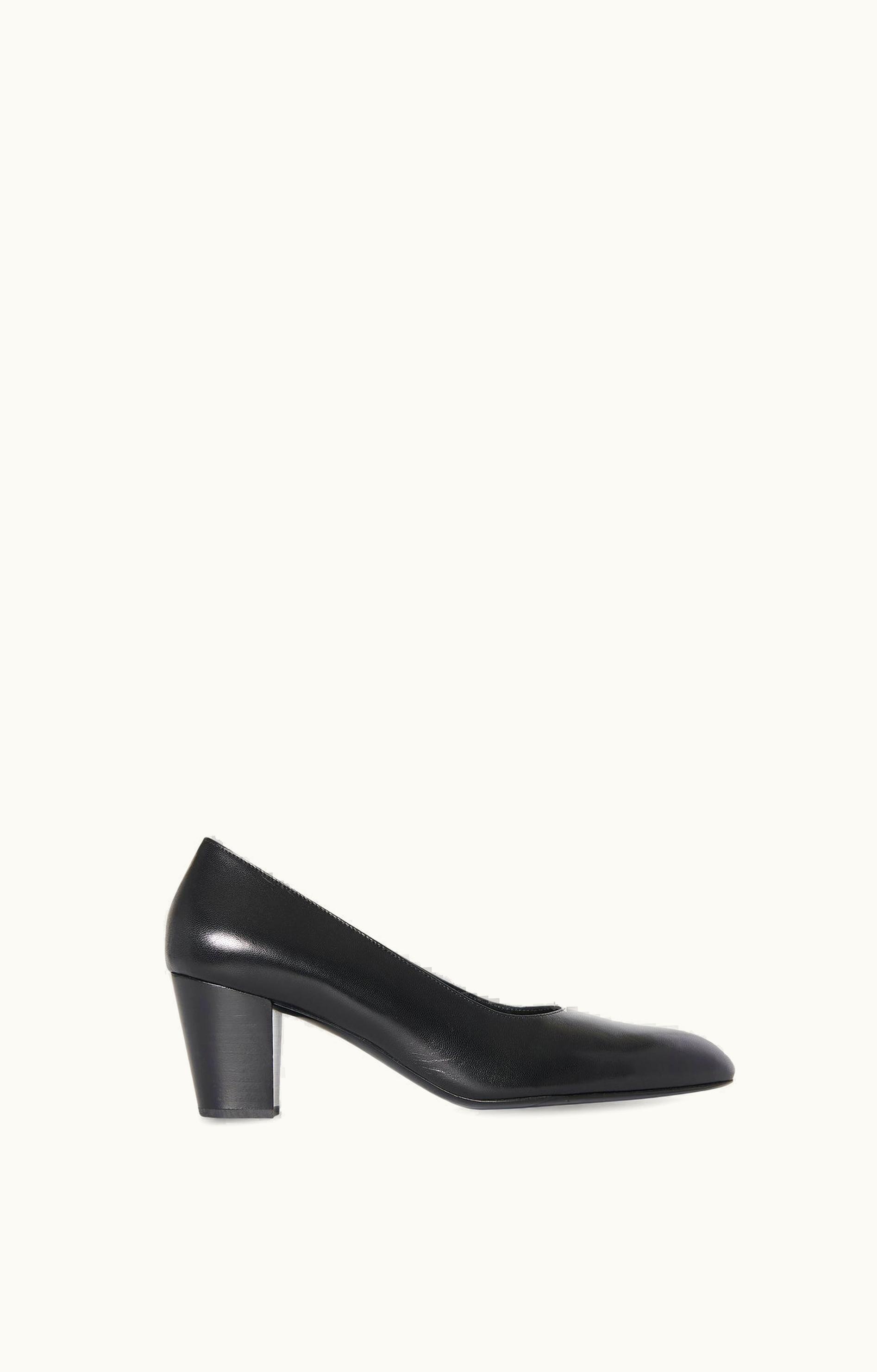 The Row The Row Luisa Pump 65 Black In Leather