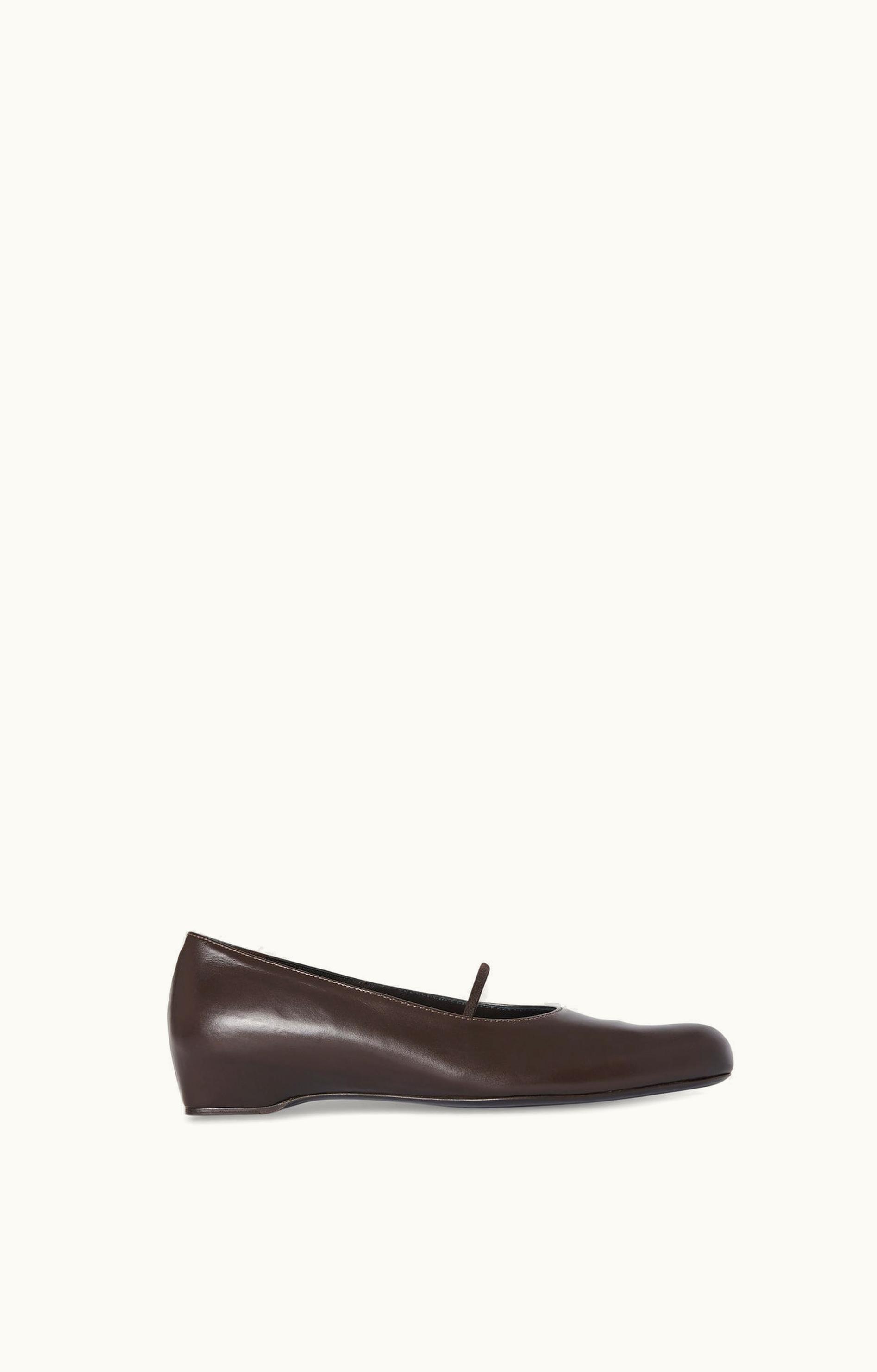 The Row The Row Marion Shoe Brown In Leather