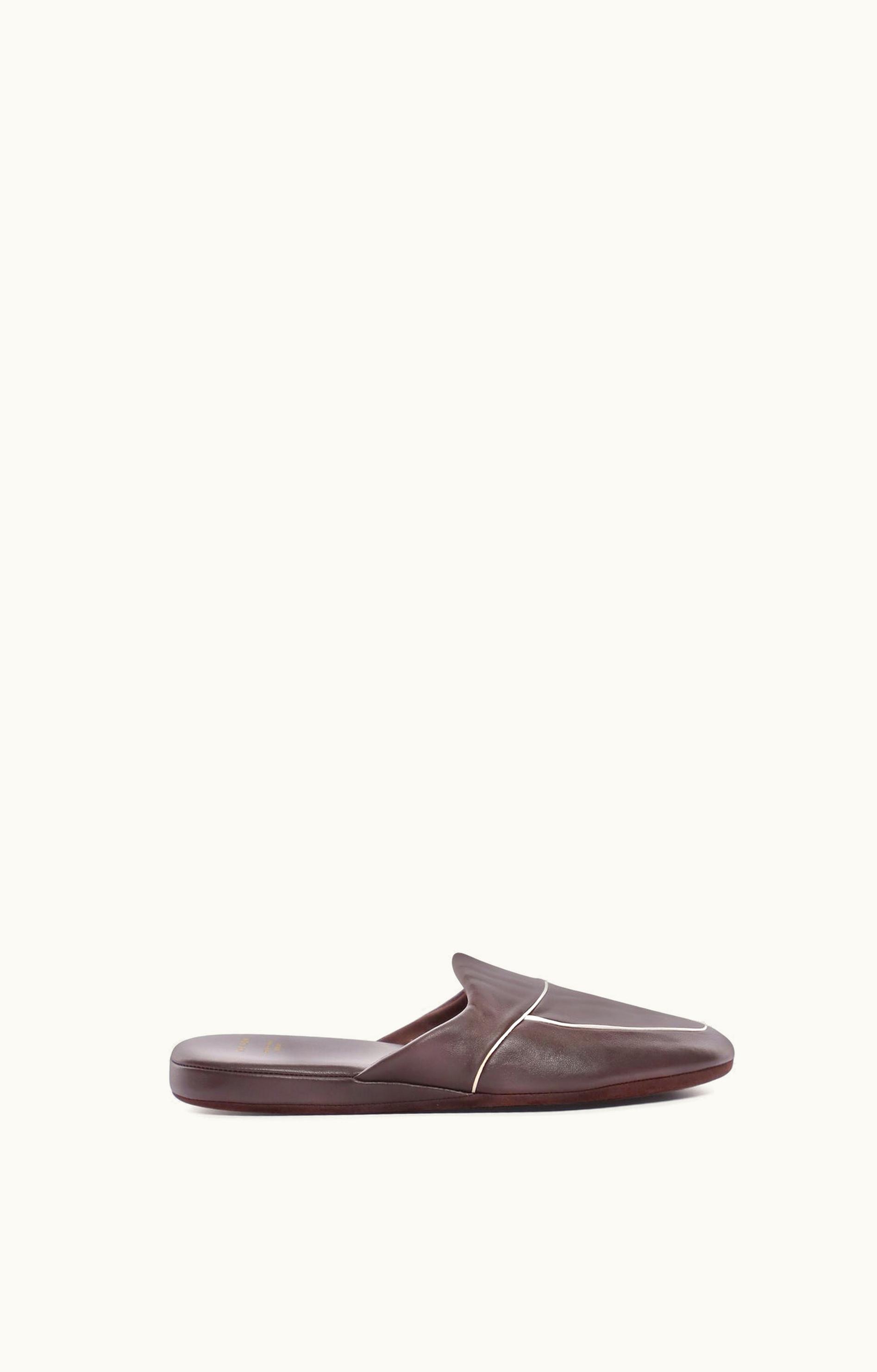 The Row The Row Beck Shoe Brown In Leather