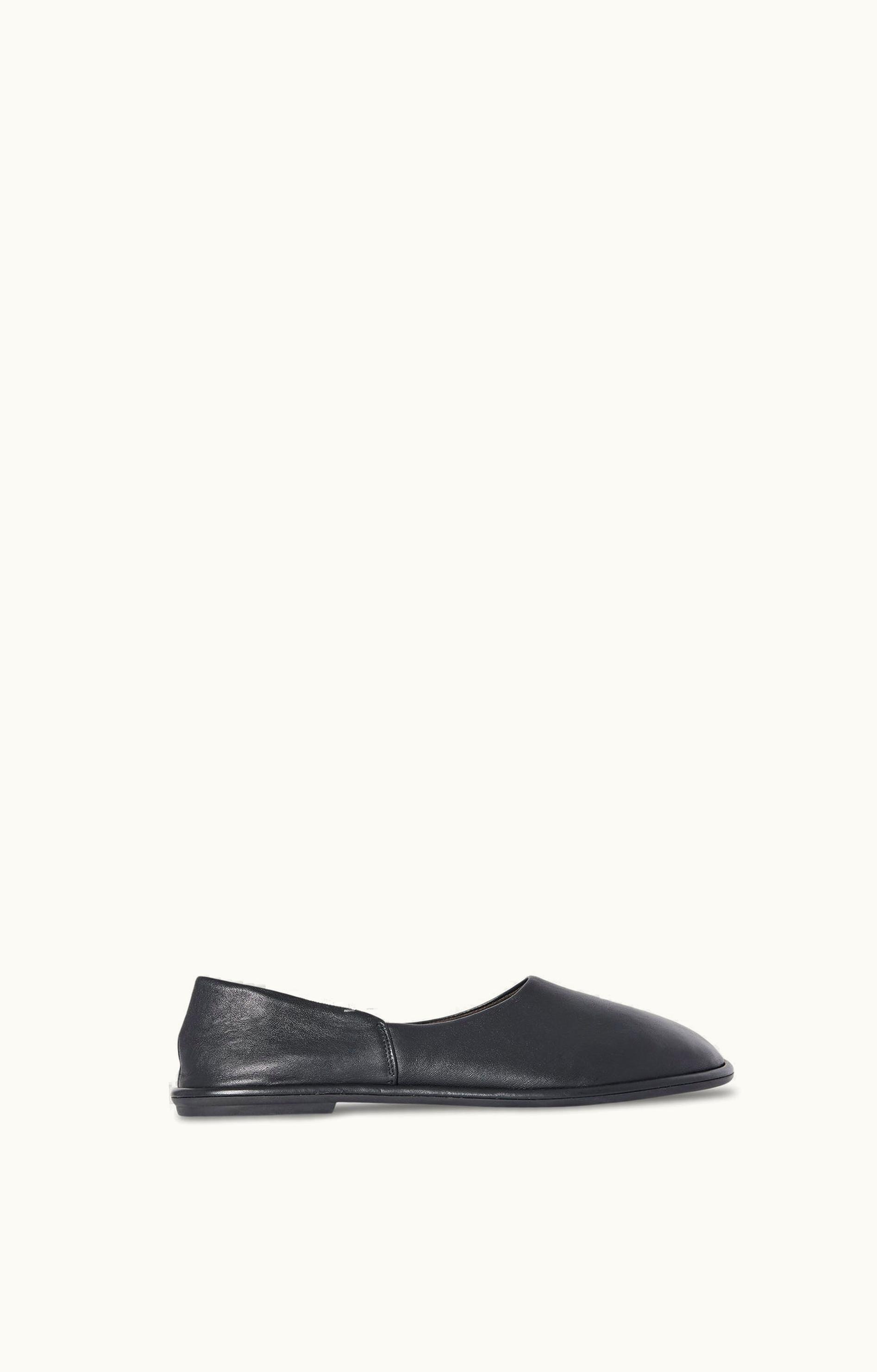 The Row The Row Canal Loafer Slip On Black Nappa Leather